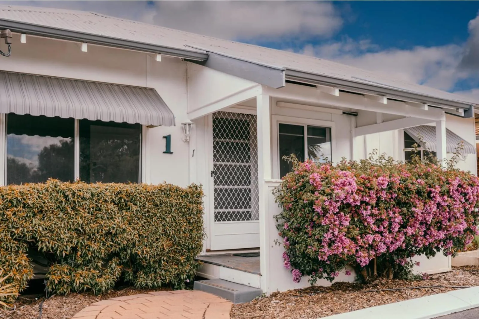 Patio in Busselton Jetty Chalets