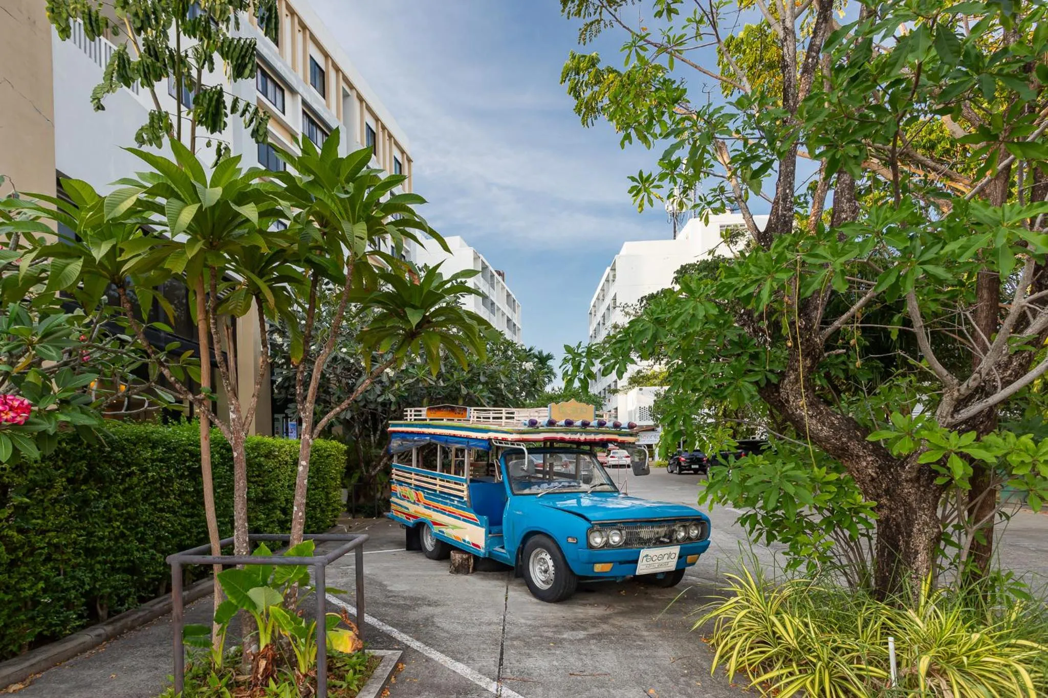 Parking in Recenta Phuket Suanluang by Deevana