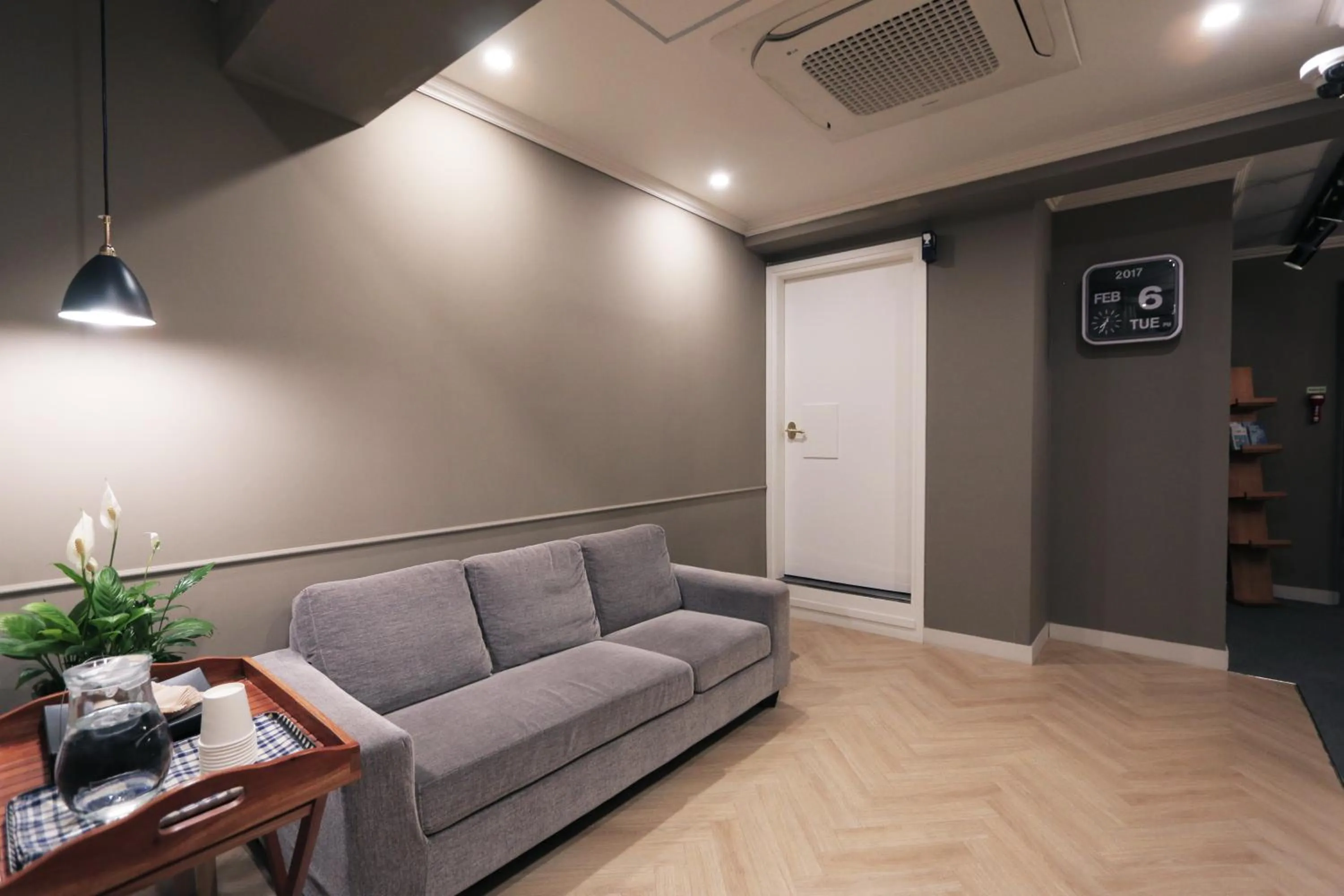 Living room in Blueboat Hostel Haeundae