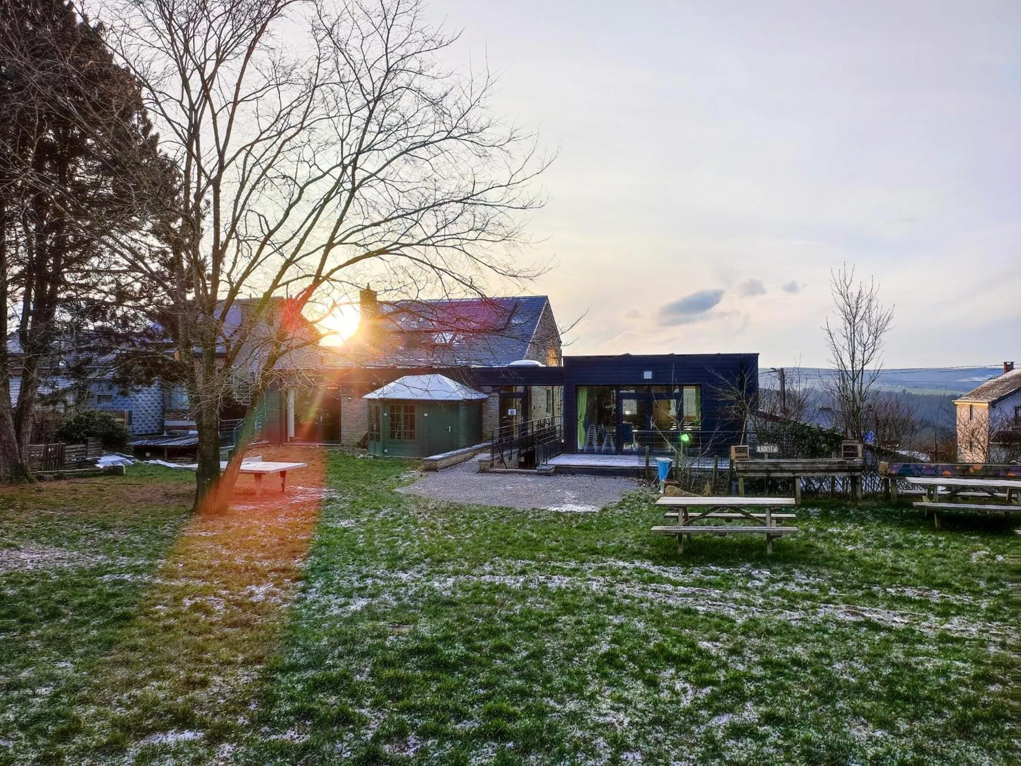 Property building in Le Fagotin - Youth hostel