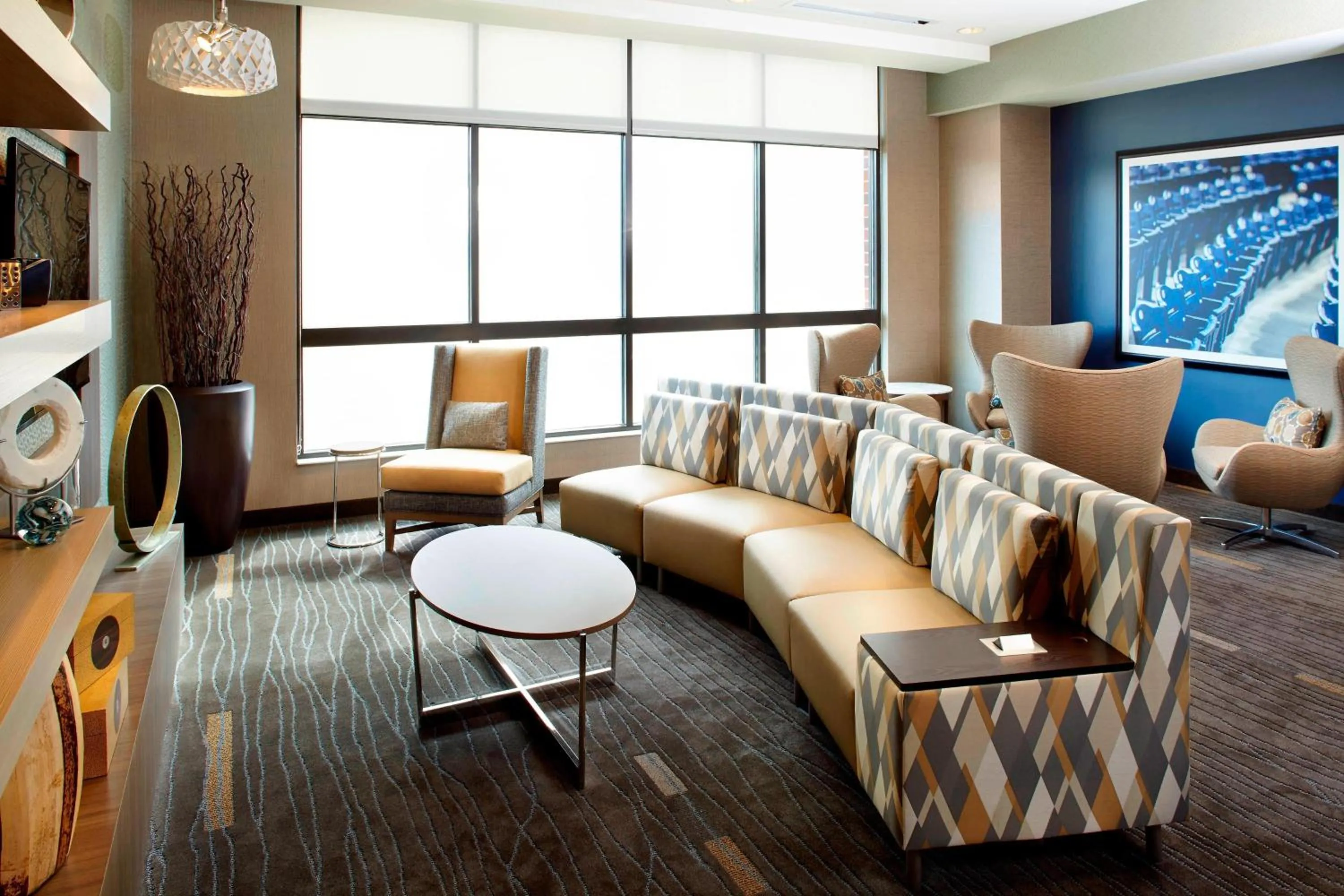 Lobby or reception in Courtyard by Marriott Akron Downtown