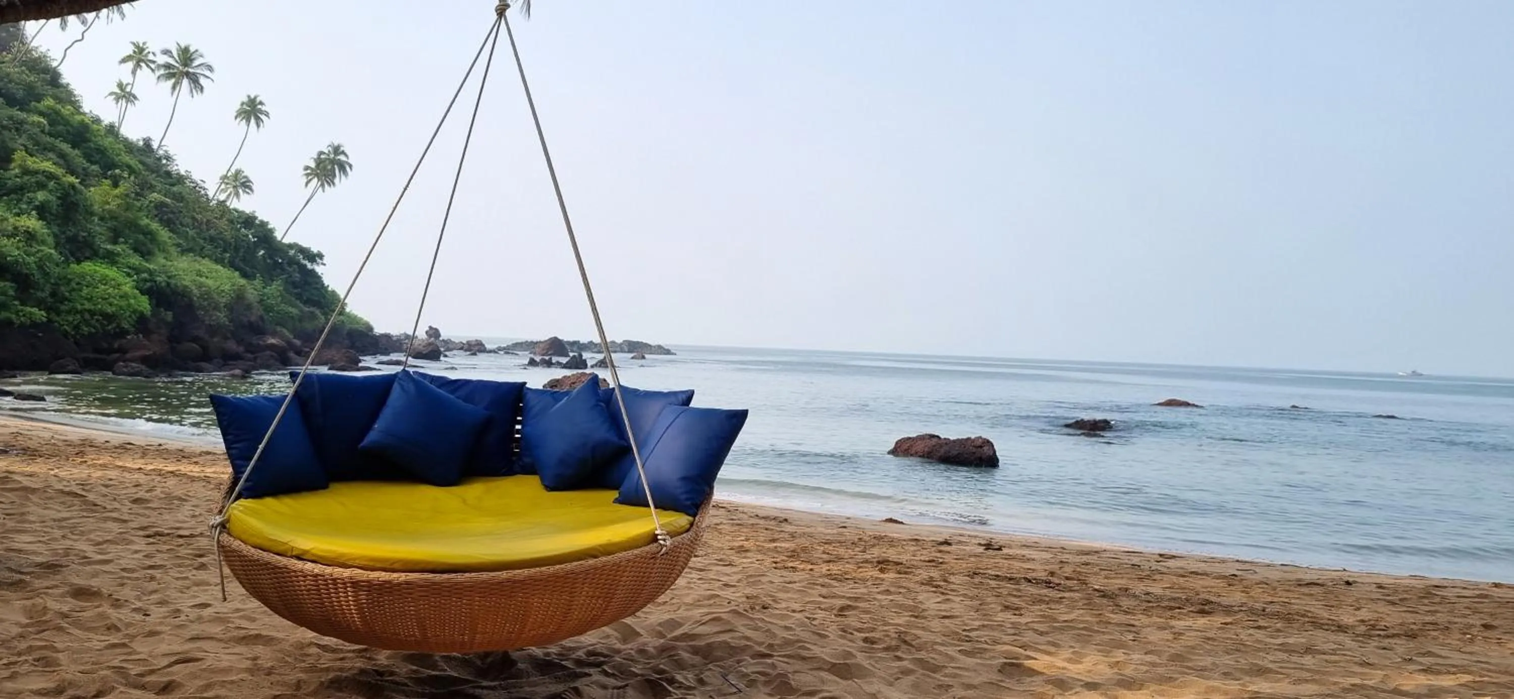 Beach in Cola Goa Beach Resort