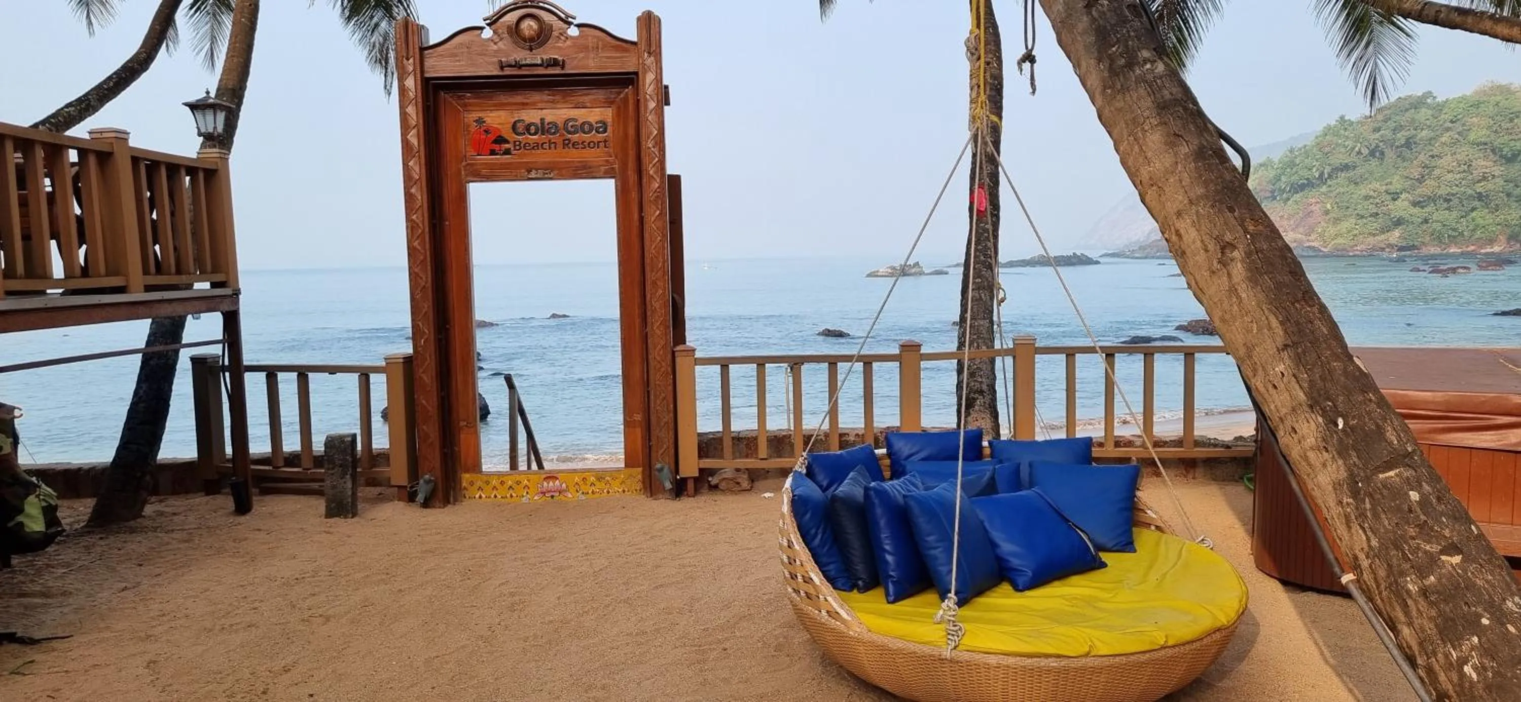 Facade/entrance in Cola Goa Beach Resort