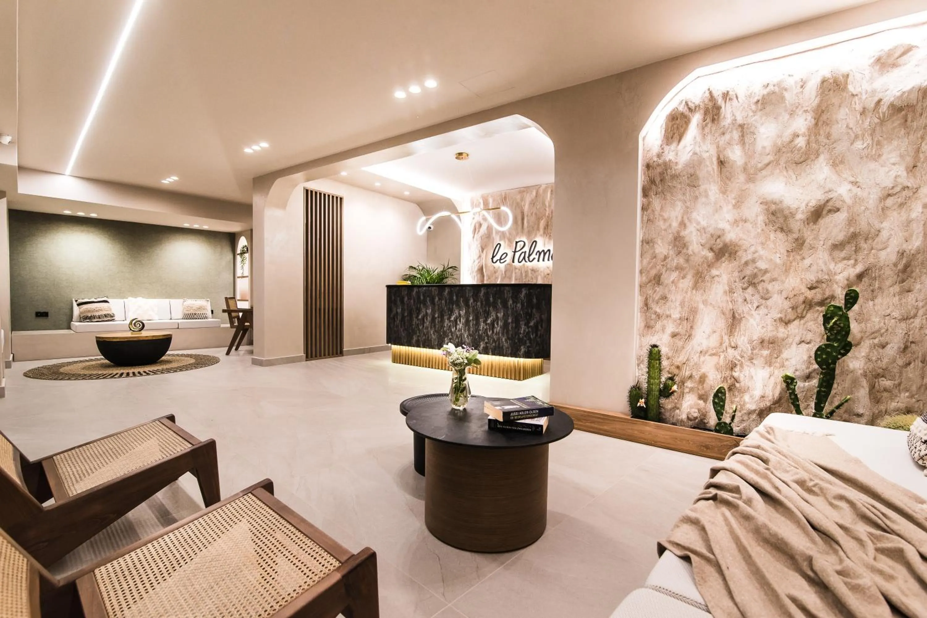 Lobby or reception in Le Palme