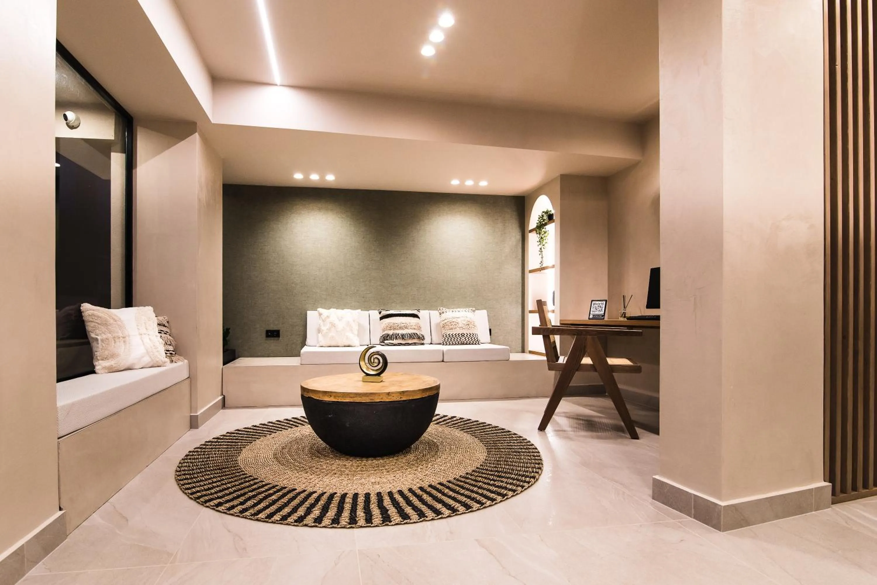 Lobby or reception, Bed in Le Palme