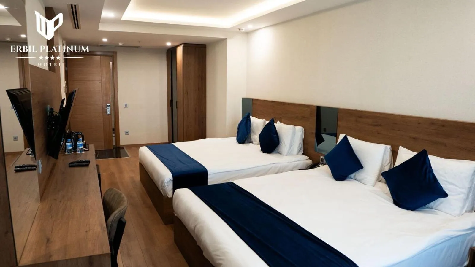 Deluxe Double Room with Two Double Beds in Erbil Platinum Hotel