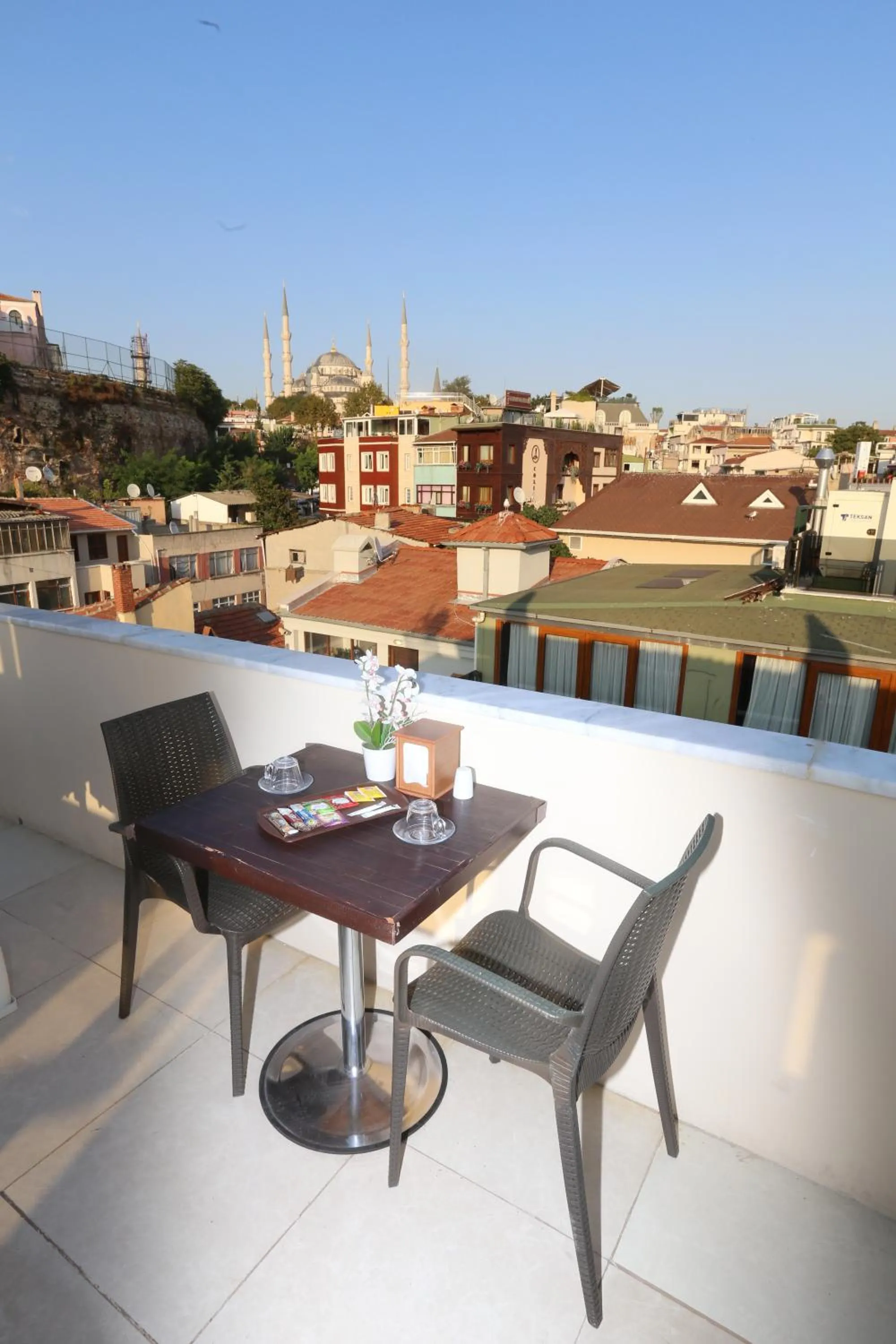 Patio in My Holiday Time Hotel