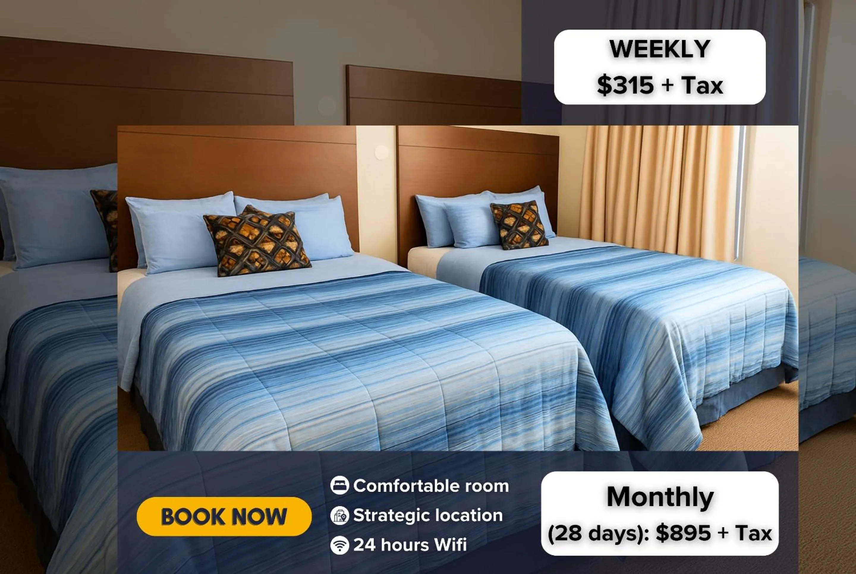 Deluxe Double Room in Blue Way Inn by Jasper Hutchinson