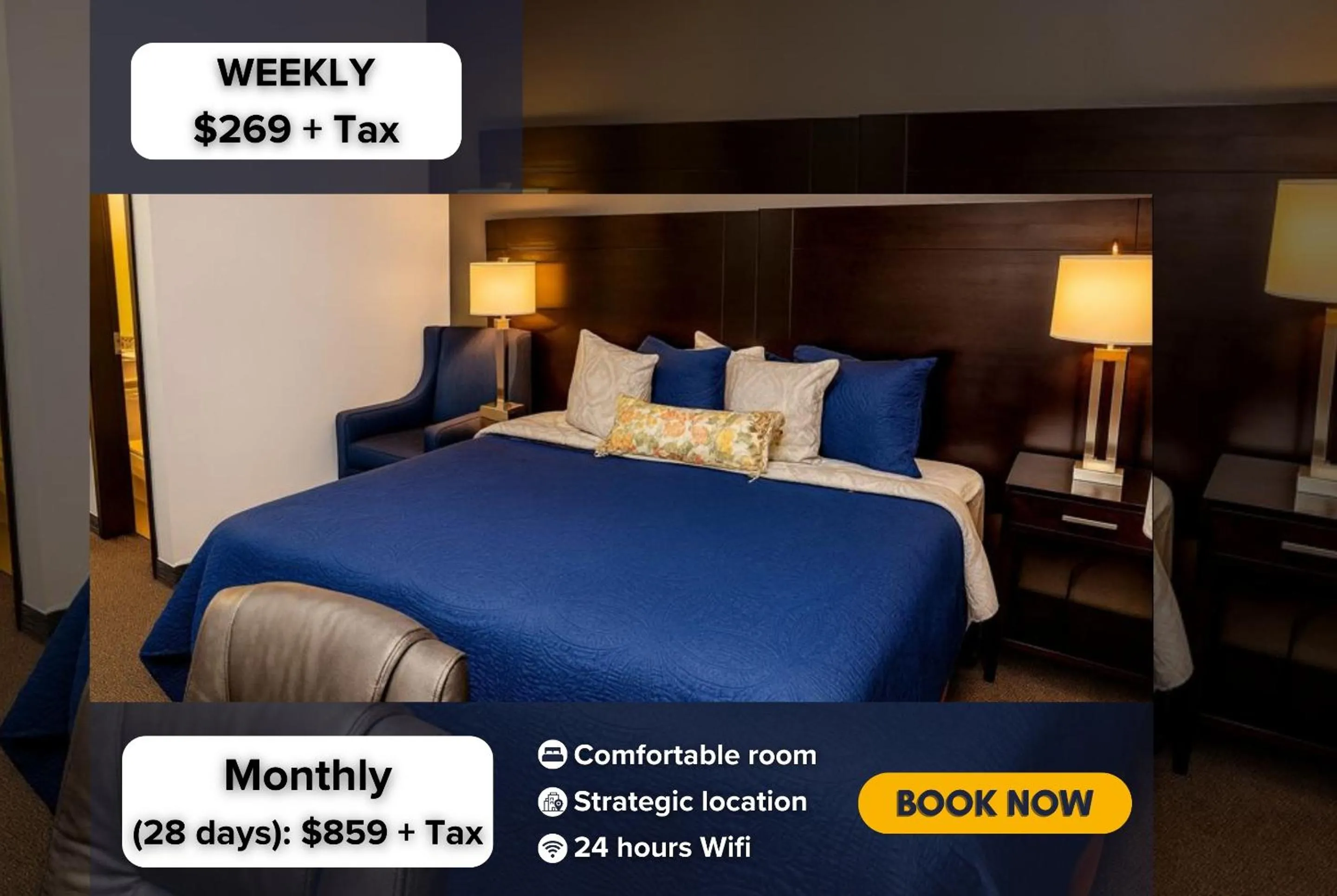 Deluxe King Room in Blue Way Inn by Jasper Hutchinson
