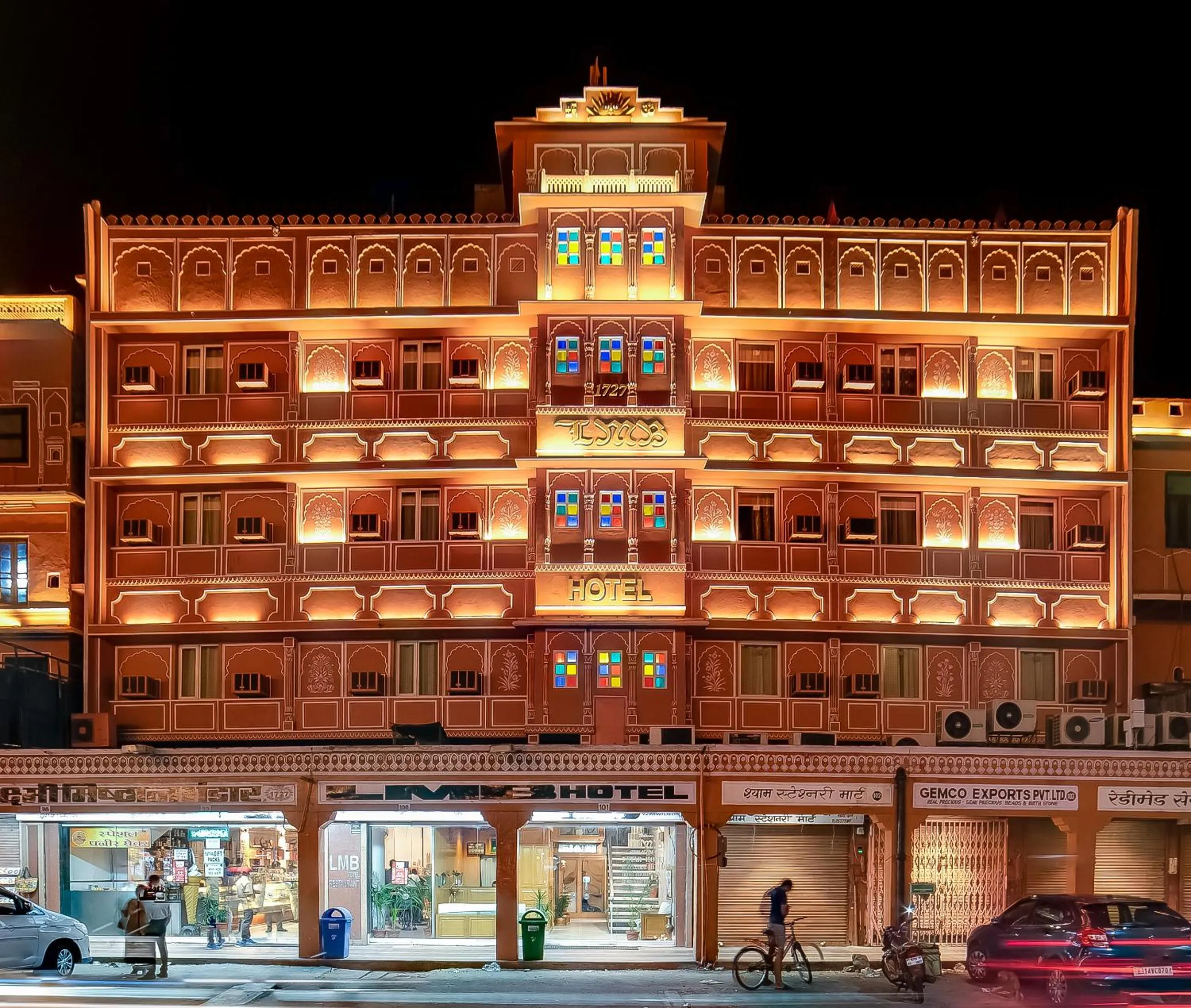 Night in LMB Hotel City Centre, Jaipur