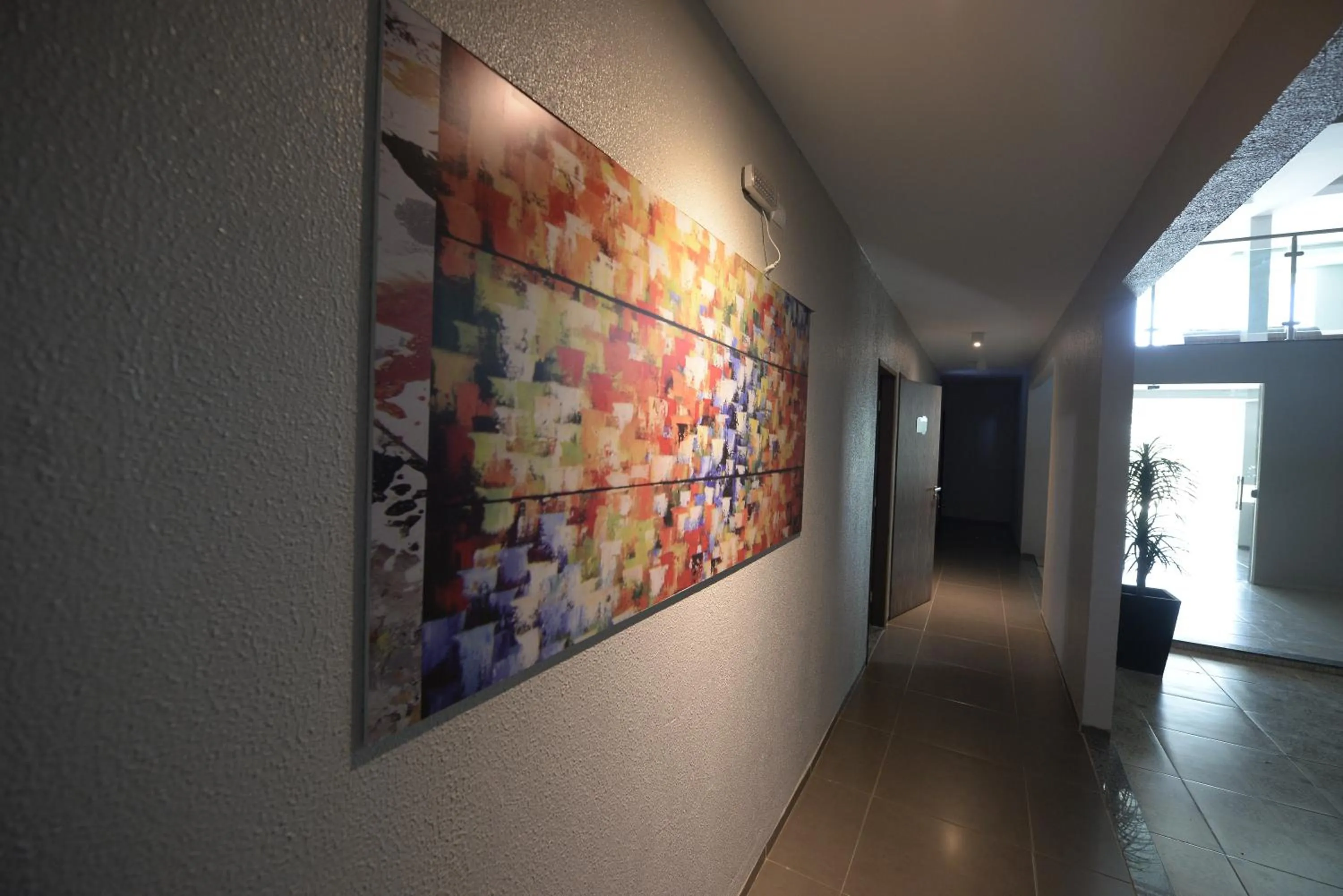 Communal lounge/ TV room in Hotel Leon