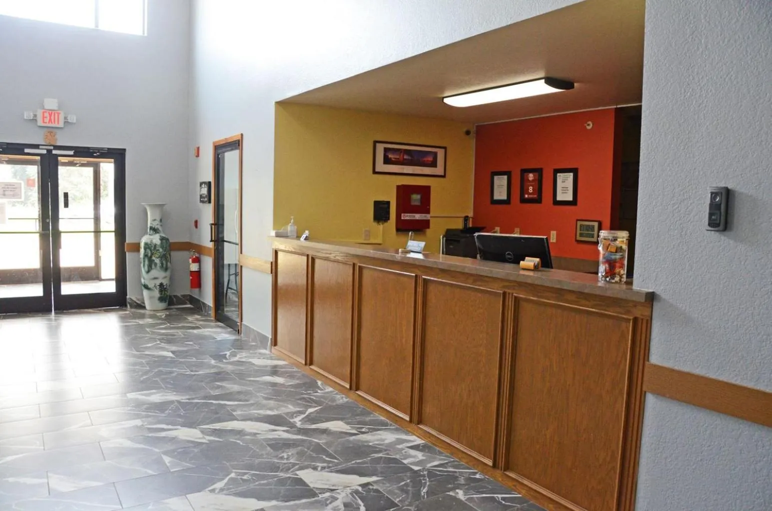 Lobby or reception in Heritage Grand Inn