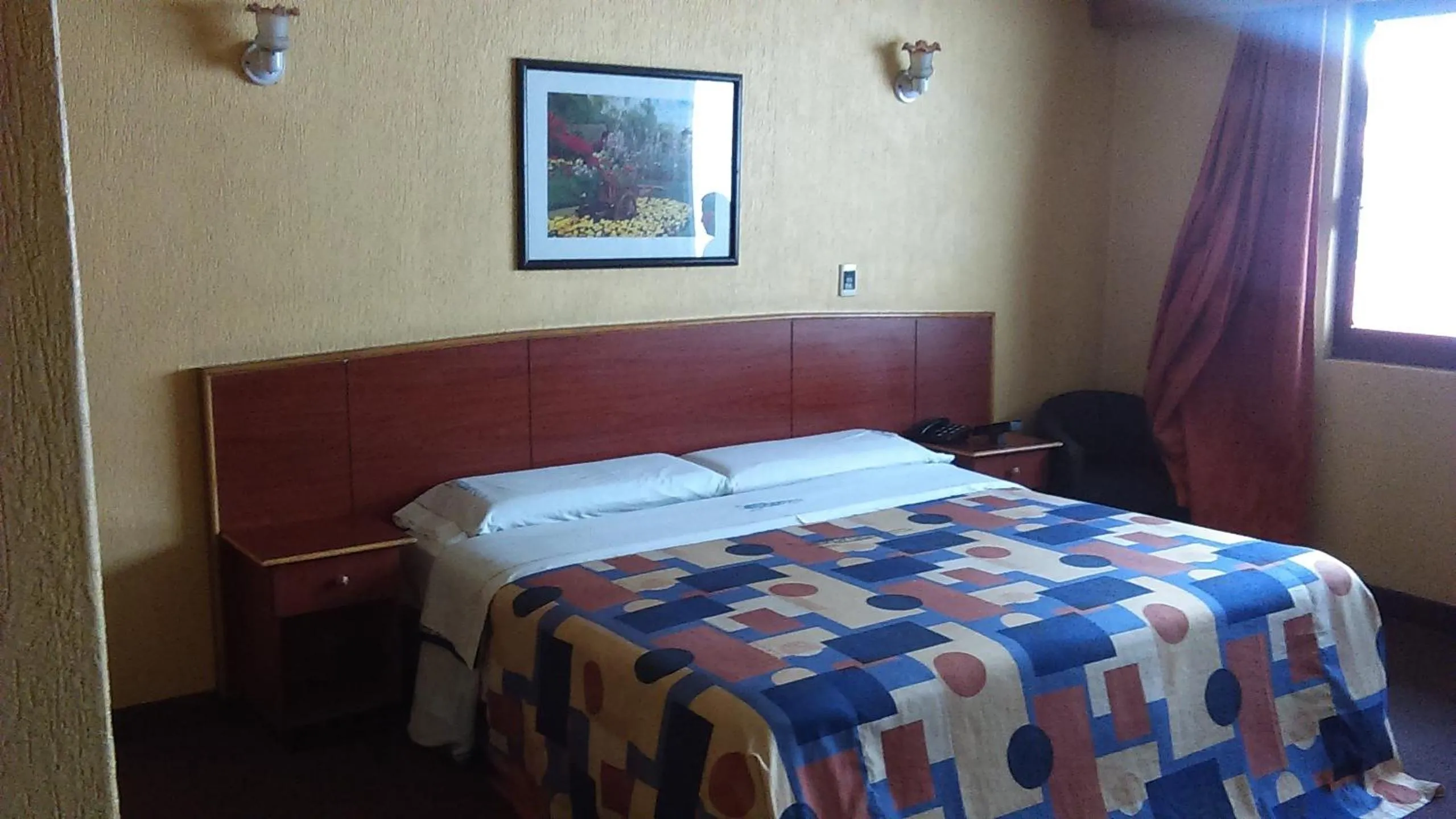 Bed in Hotel Aeropuerto