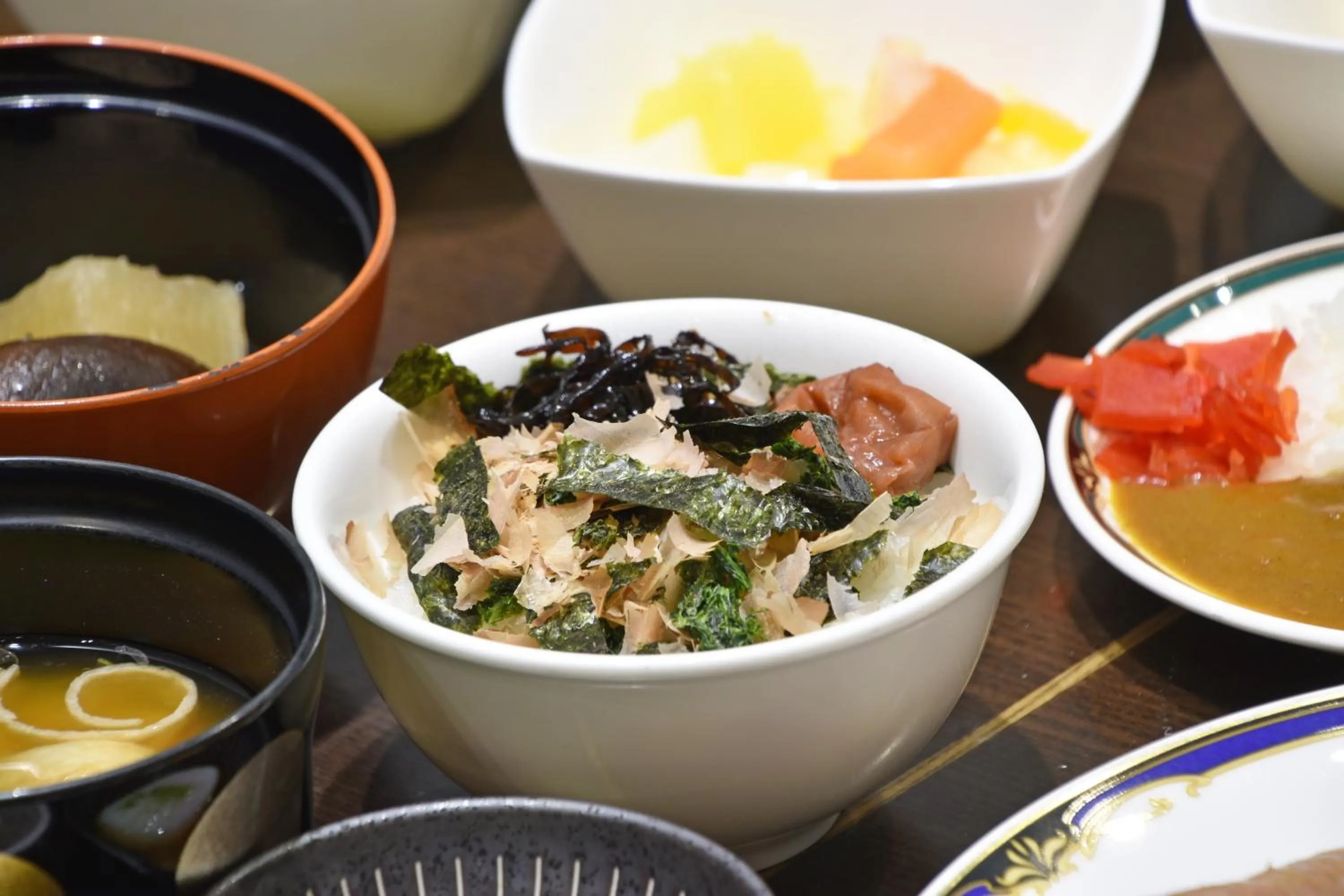 Buffet breakfast in Okura Chiba Hotel