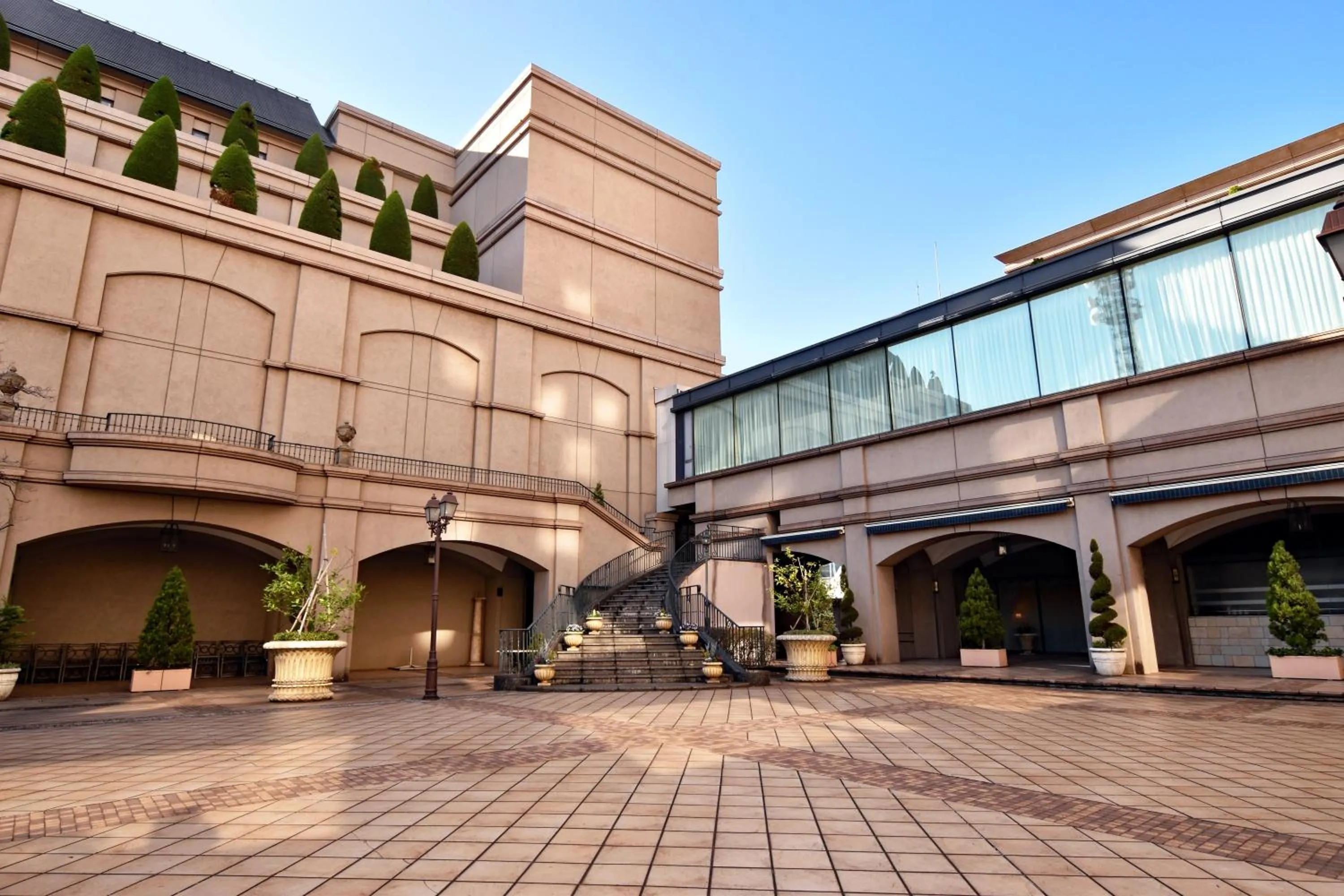 Patio in Okura Chiba Hotel