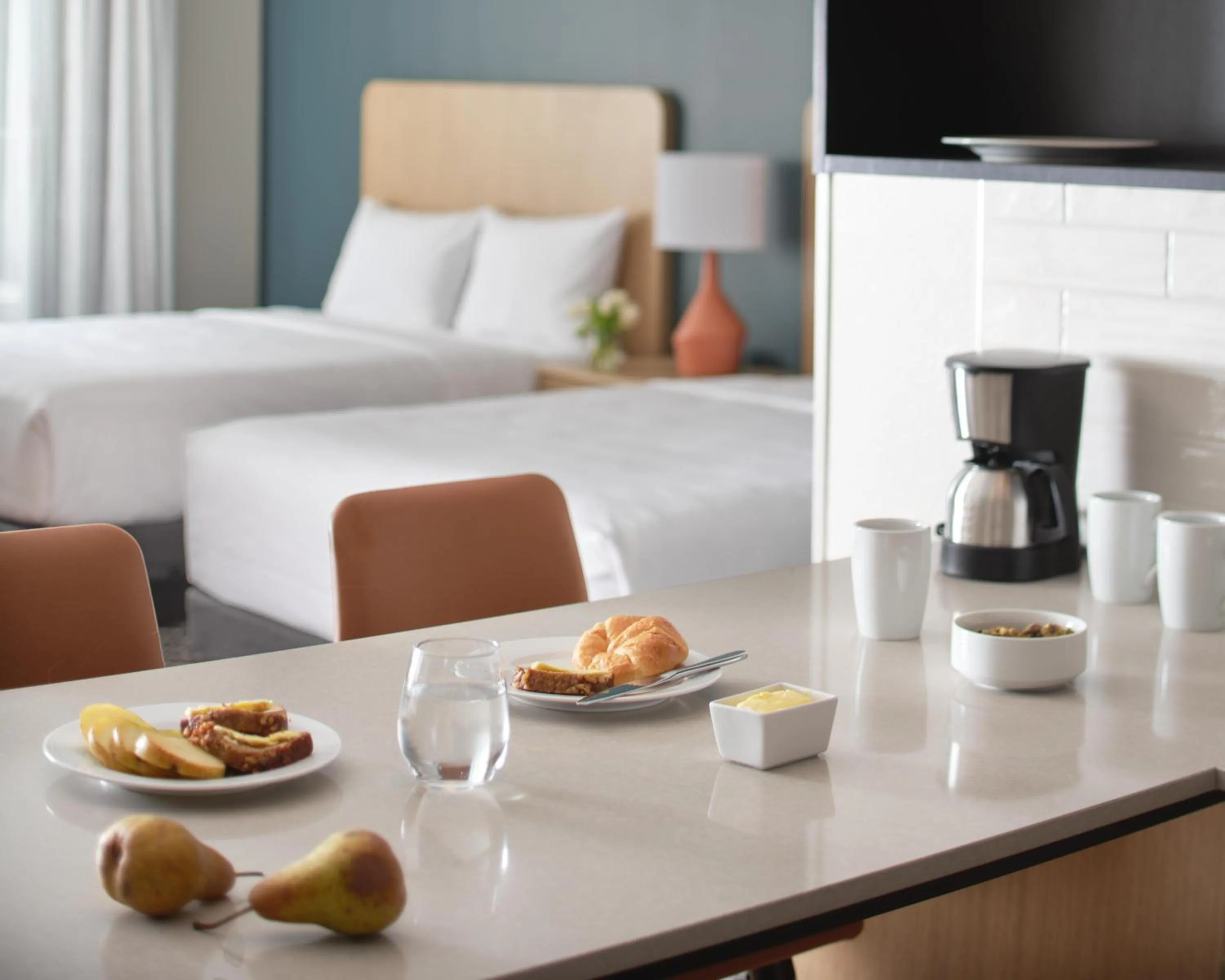 Bedroom, Bed in Hyatt House Schenectady / Mohawk Harbor