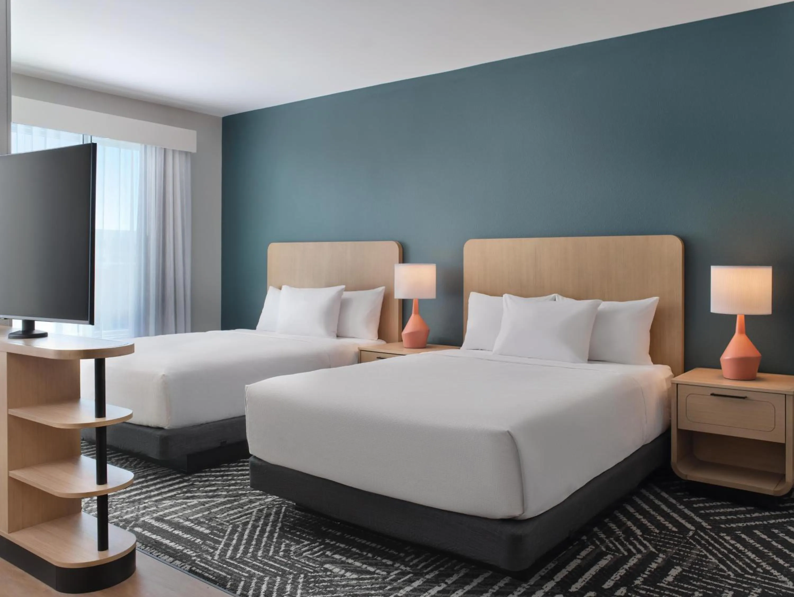 Bedroom, Bed in Hyatt House Schenectady / Mohawk Harbor
