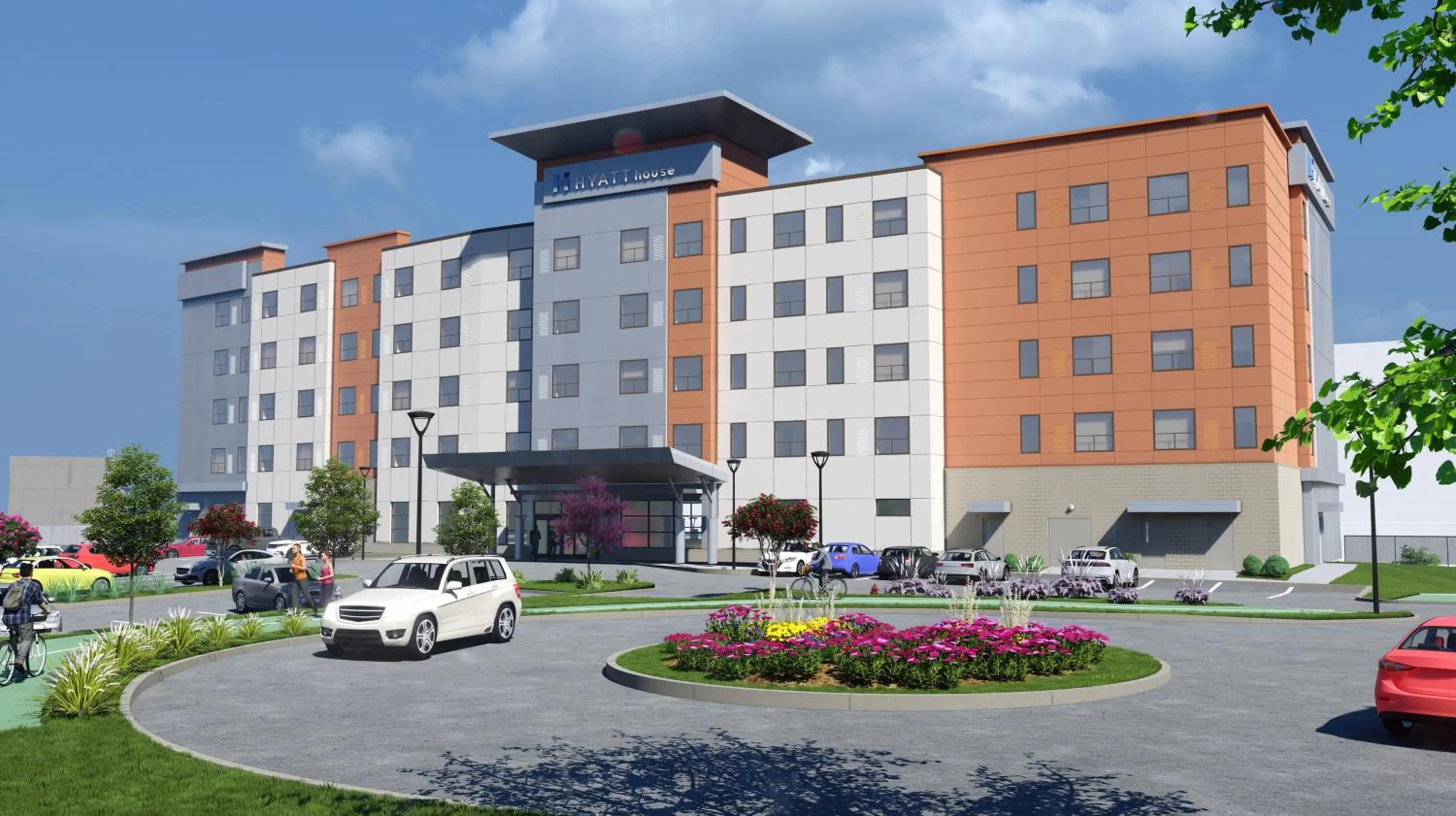 Property building in Hyatt House Schenectady / Mohawk Harbor