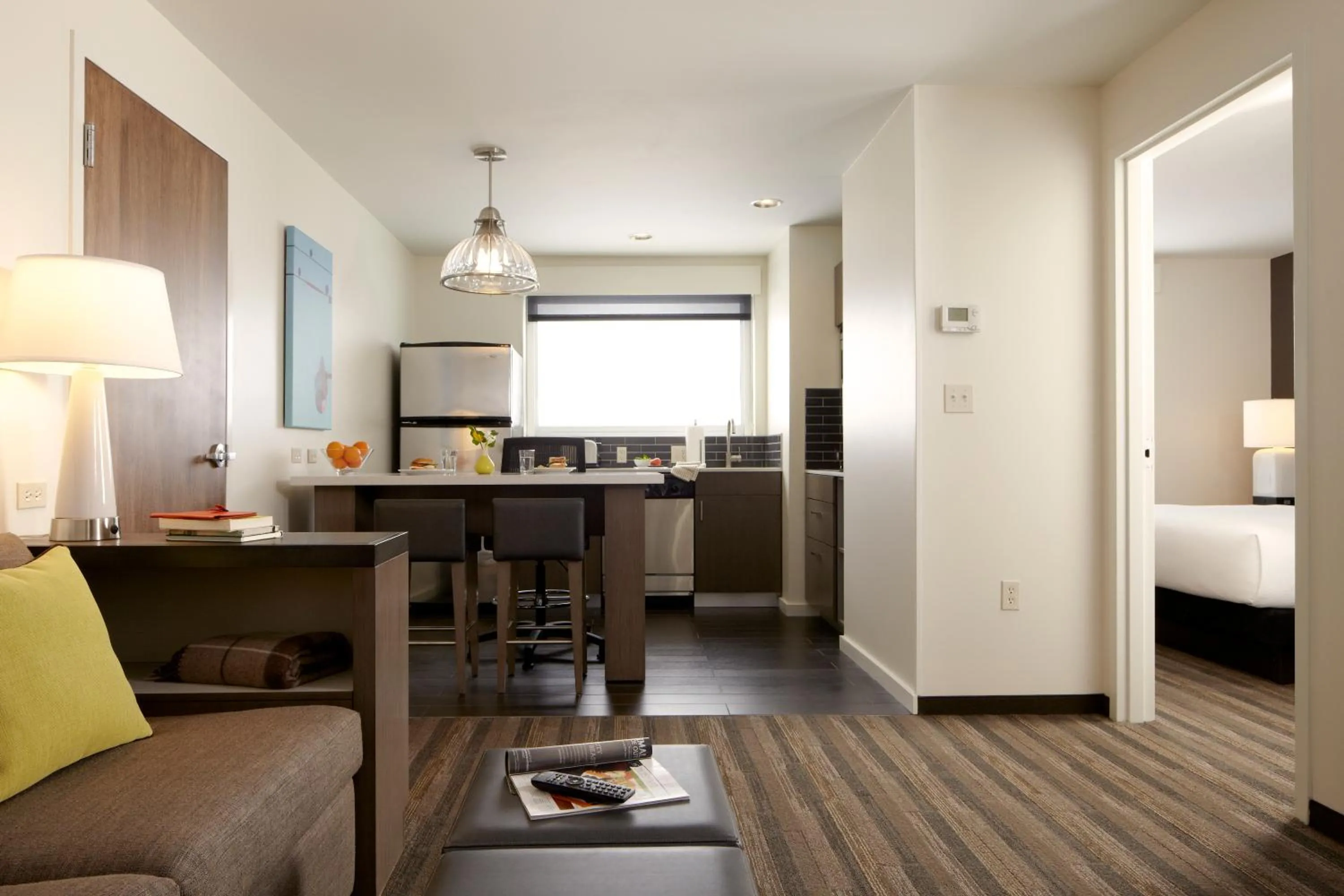 Bedroom in Hyatt House Schenectady / Mohawk Harbor