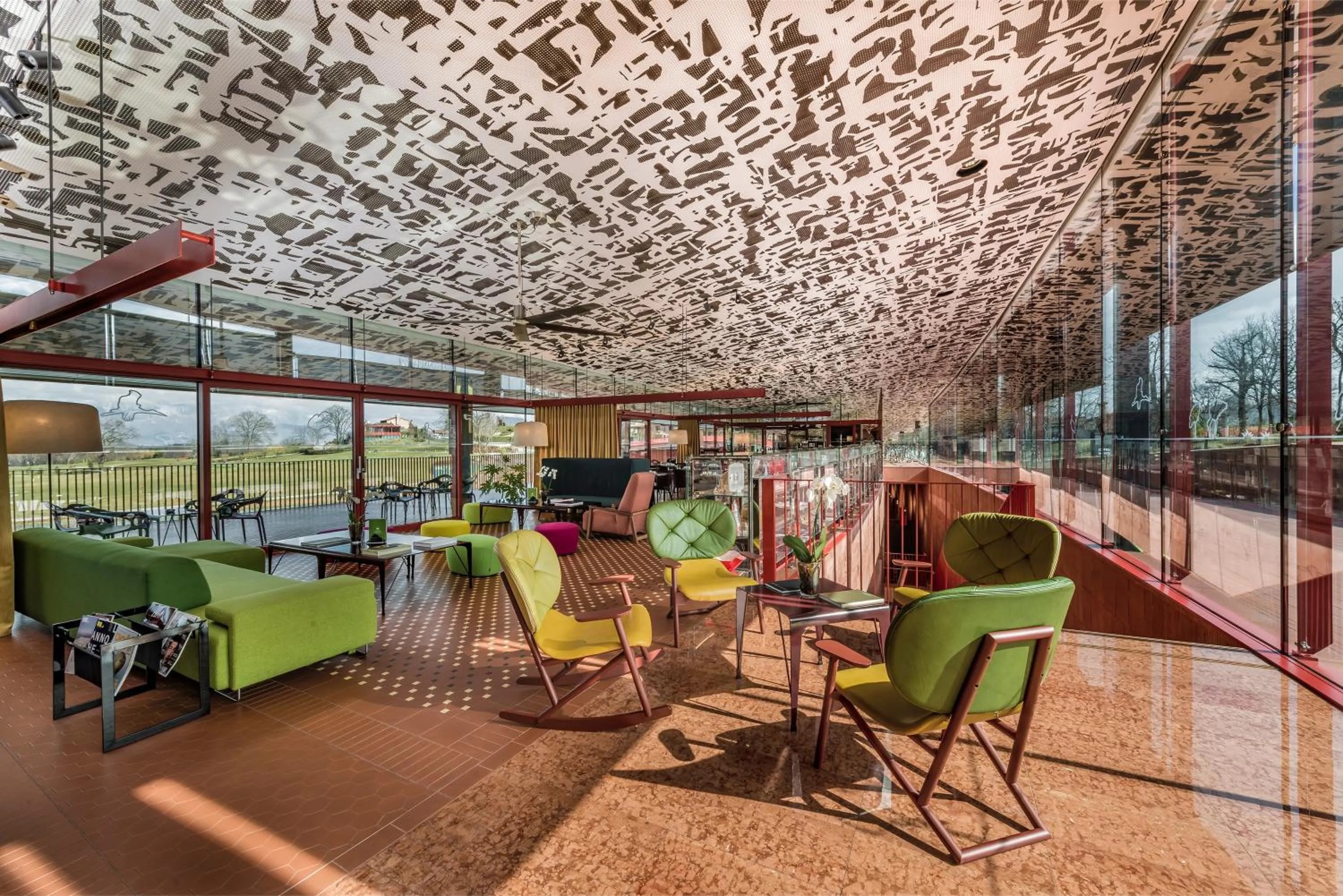 Communal lounge/ TV room in Villaverde Hotel Spa&Golf Udine