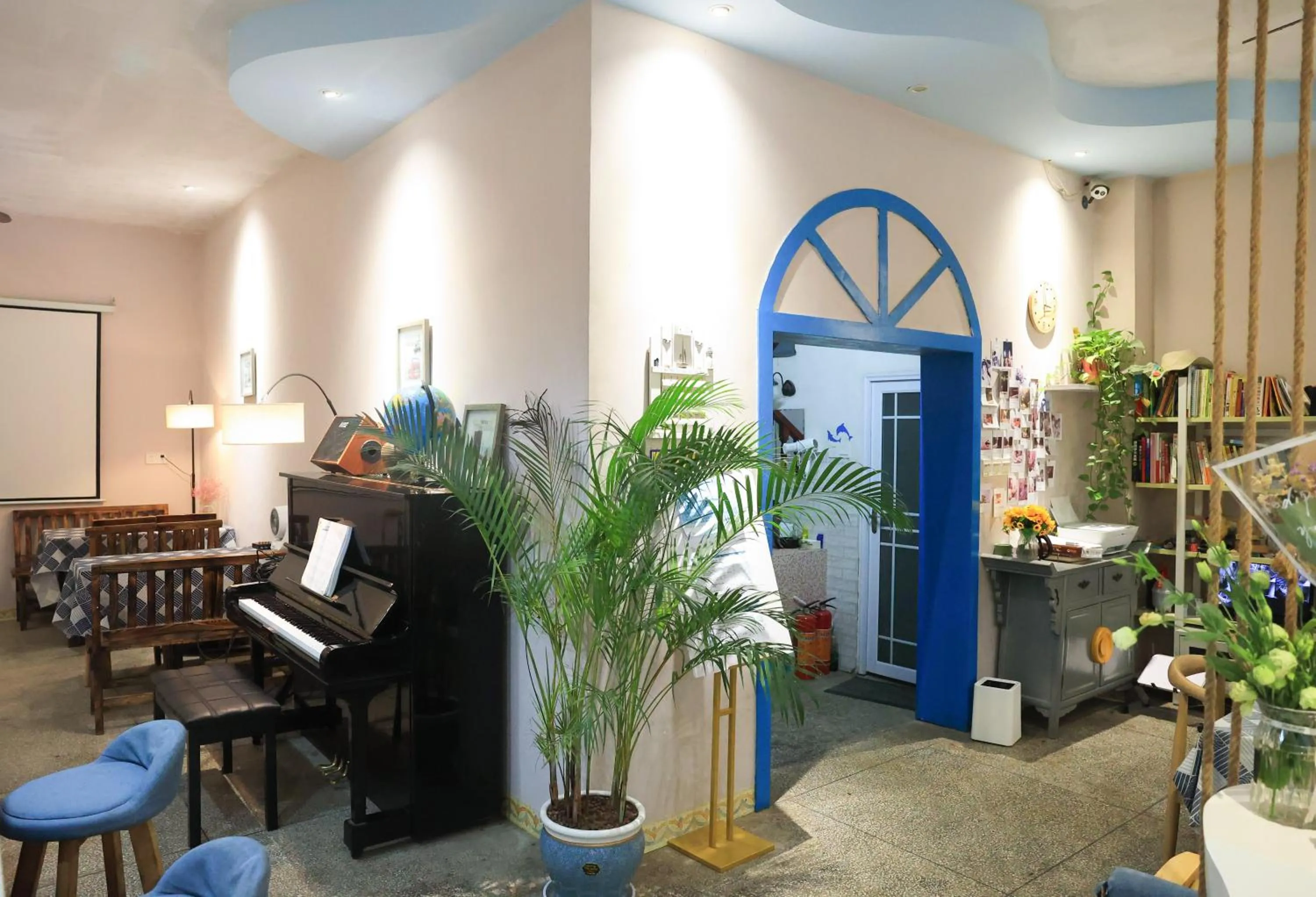 Living room in Murphy Youth Hostel Guilin桂林北站莫非青年旅舍