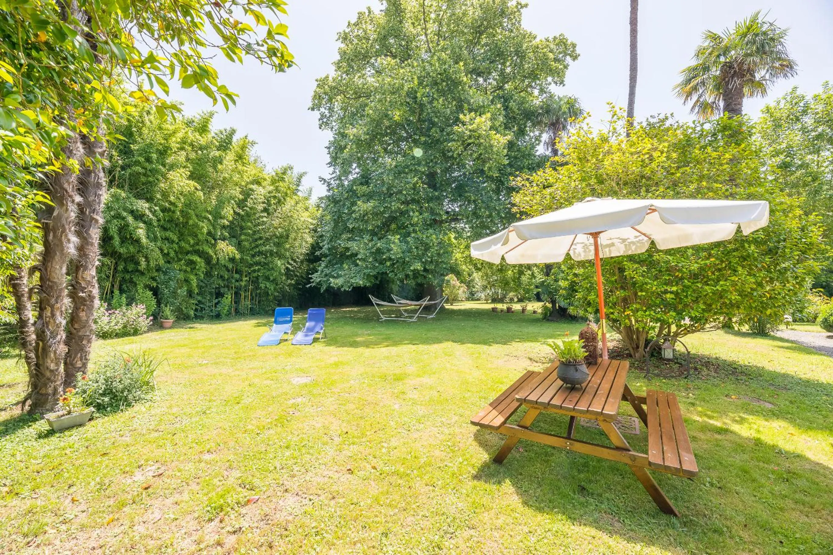 Garden in Appart'Hôtel Bellevue