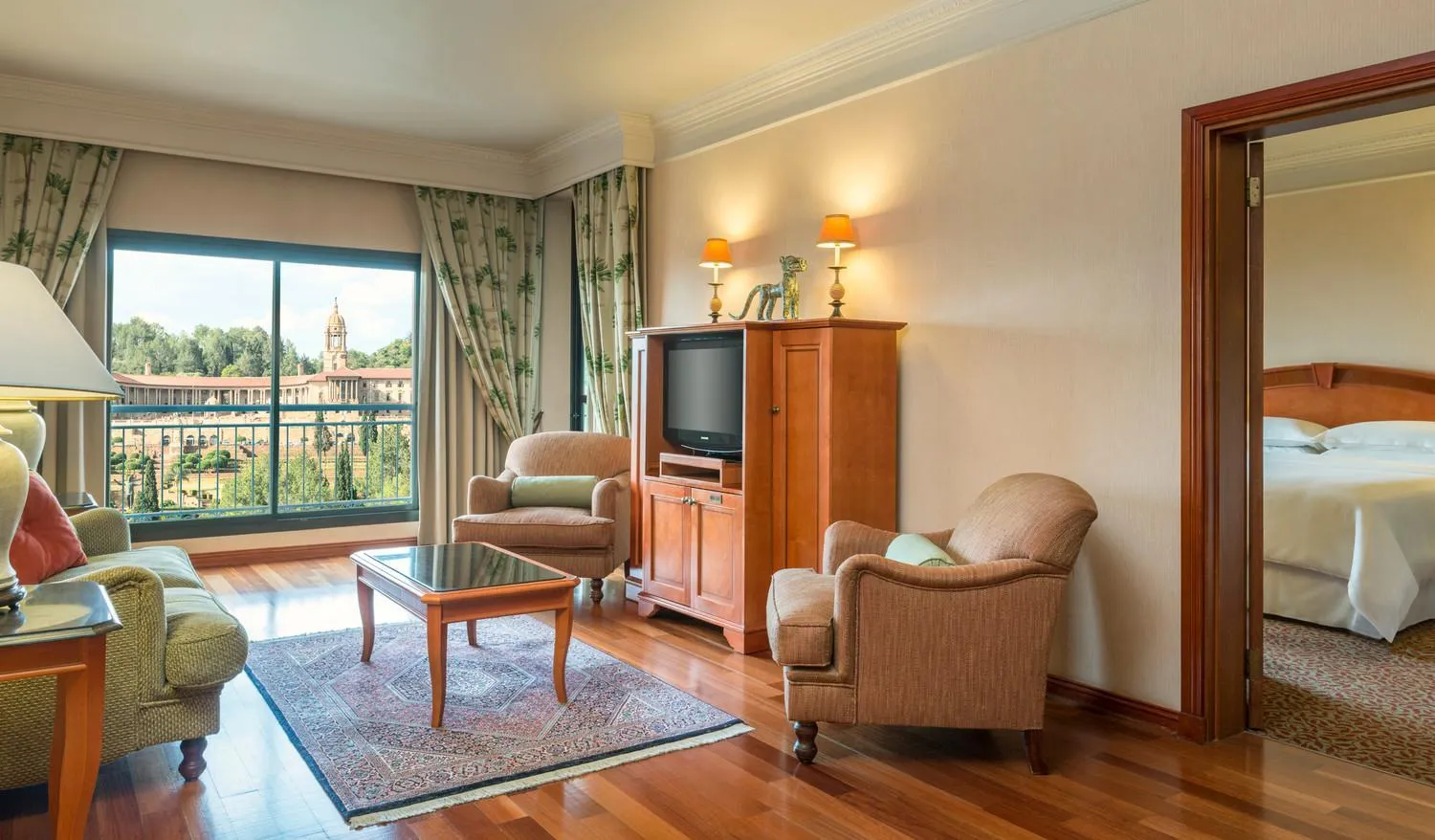 Seating area in CT Hotel