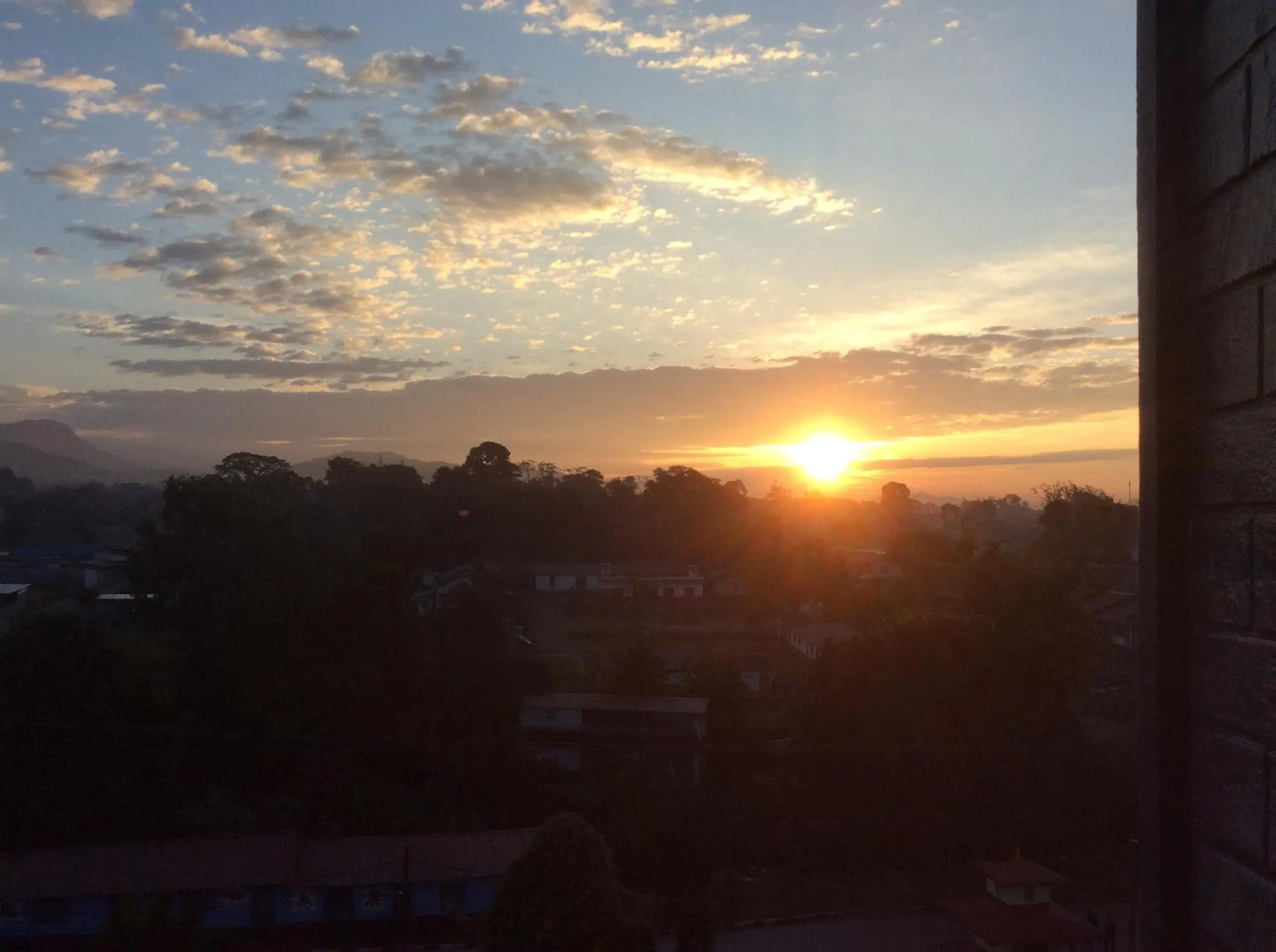 Sunset in Hotel Utsab Himalaya