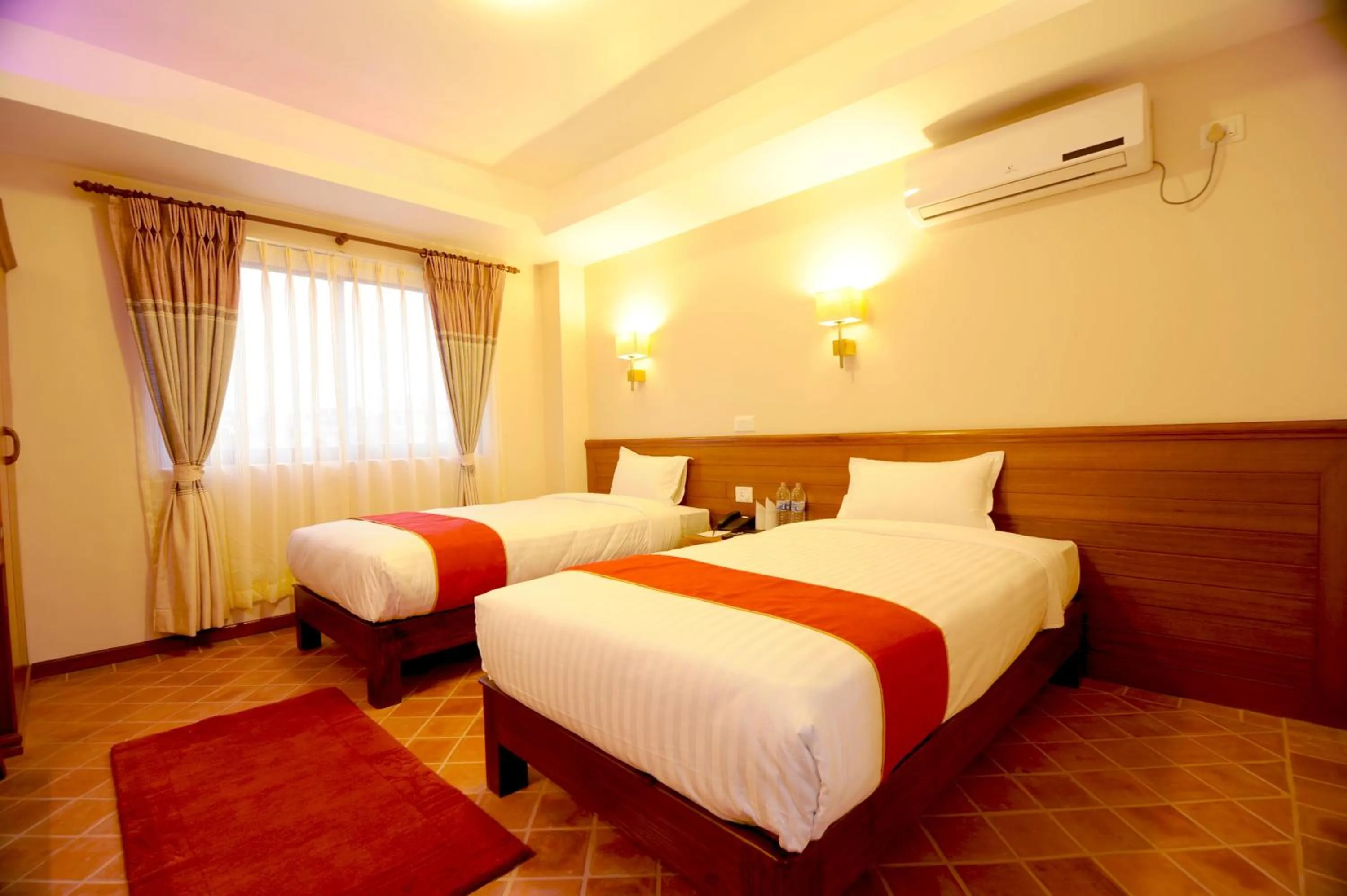 Bed in Hotel Utsab Himalaya