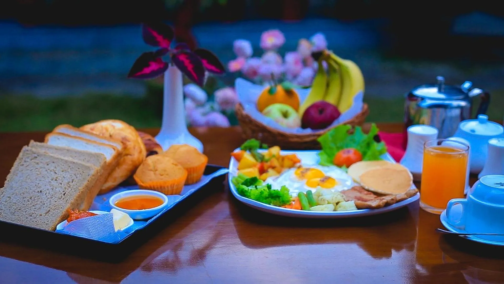 Breakfast in Hotel Utsab Himalaya