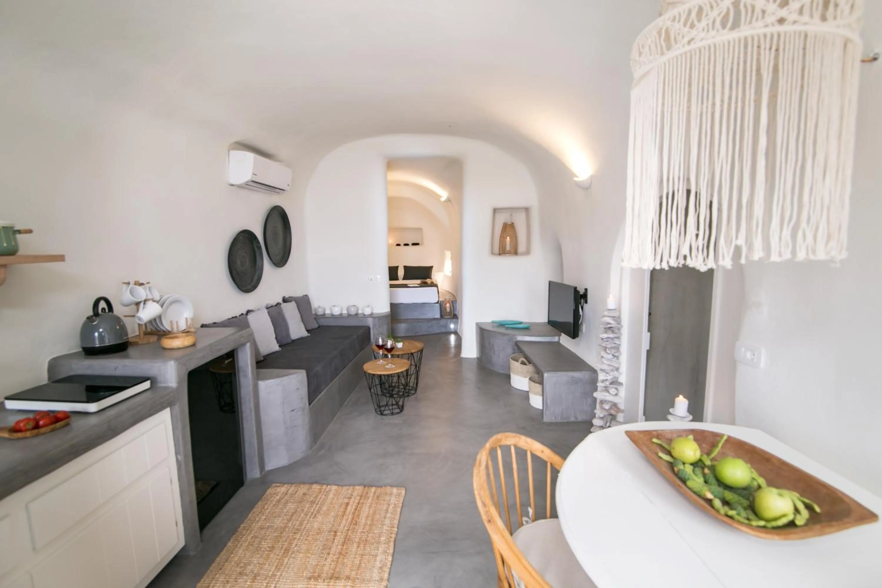 Photo of the whole room in Santorini Villas