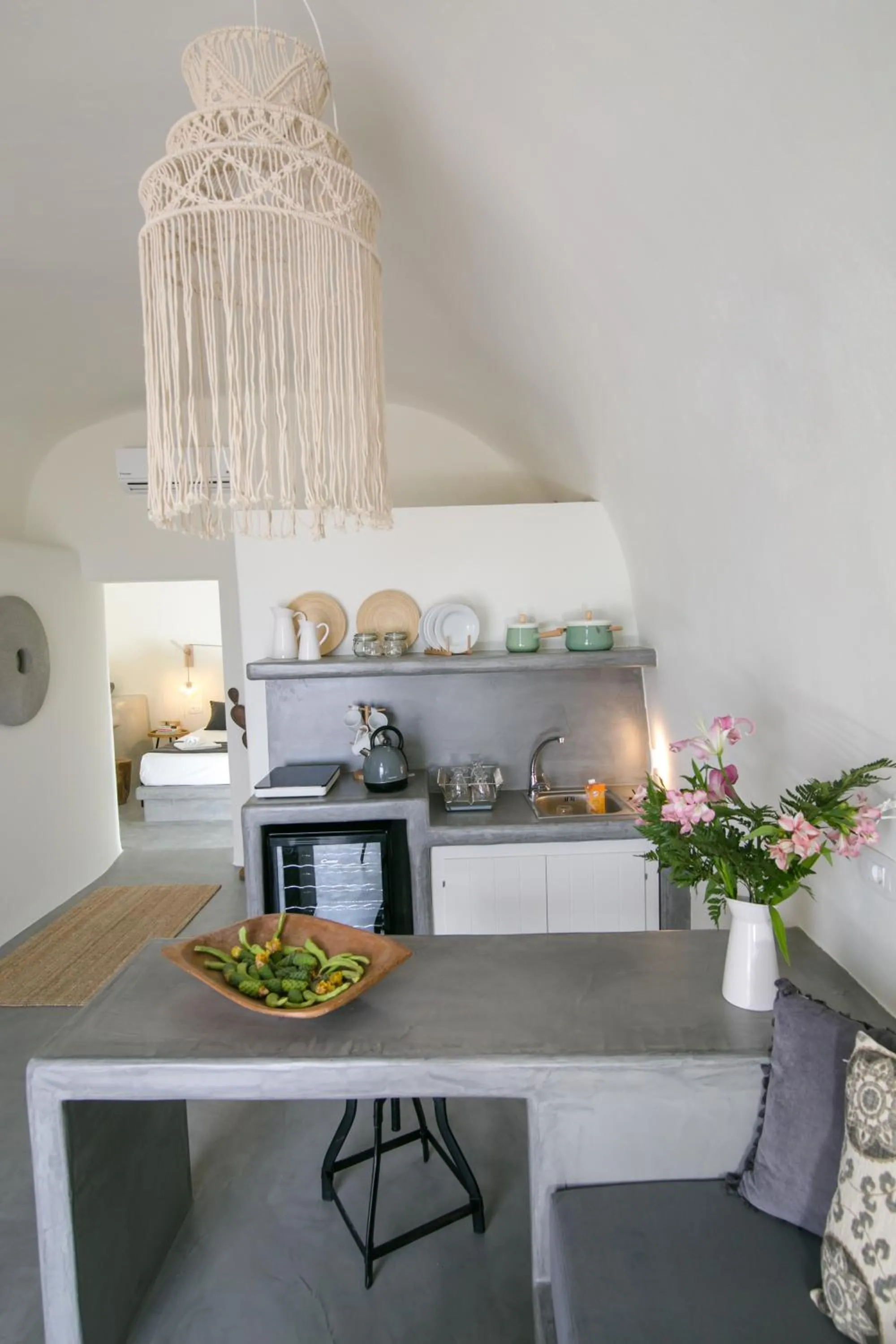 Photo of the whole room in Santorini Villas