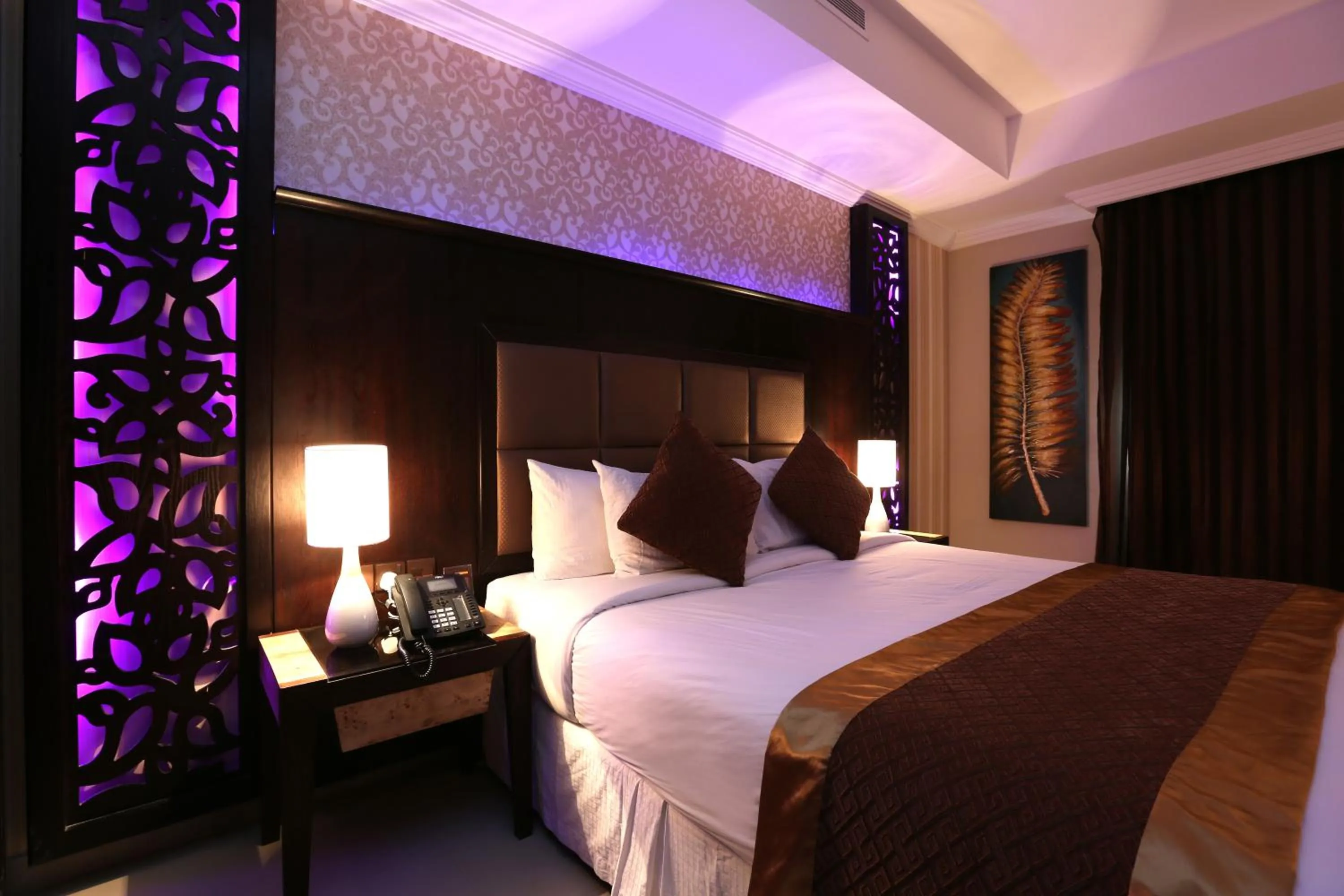 Bed in Park Jizan Hotel