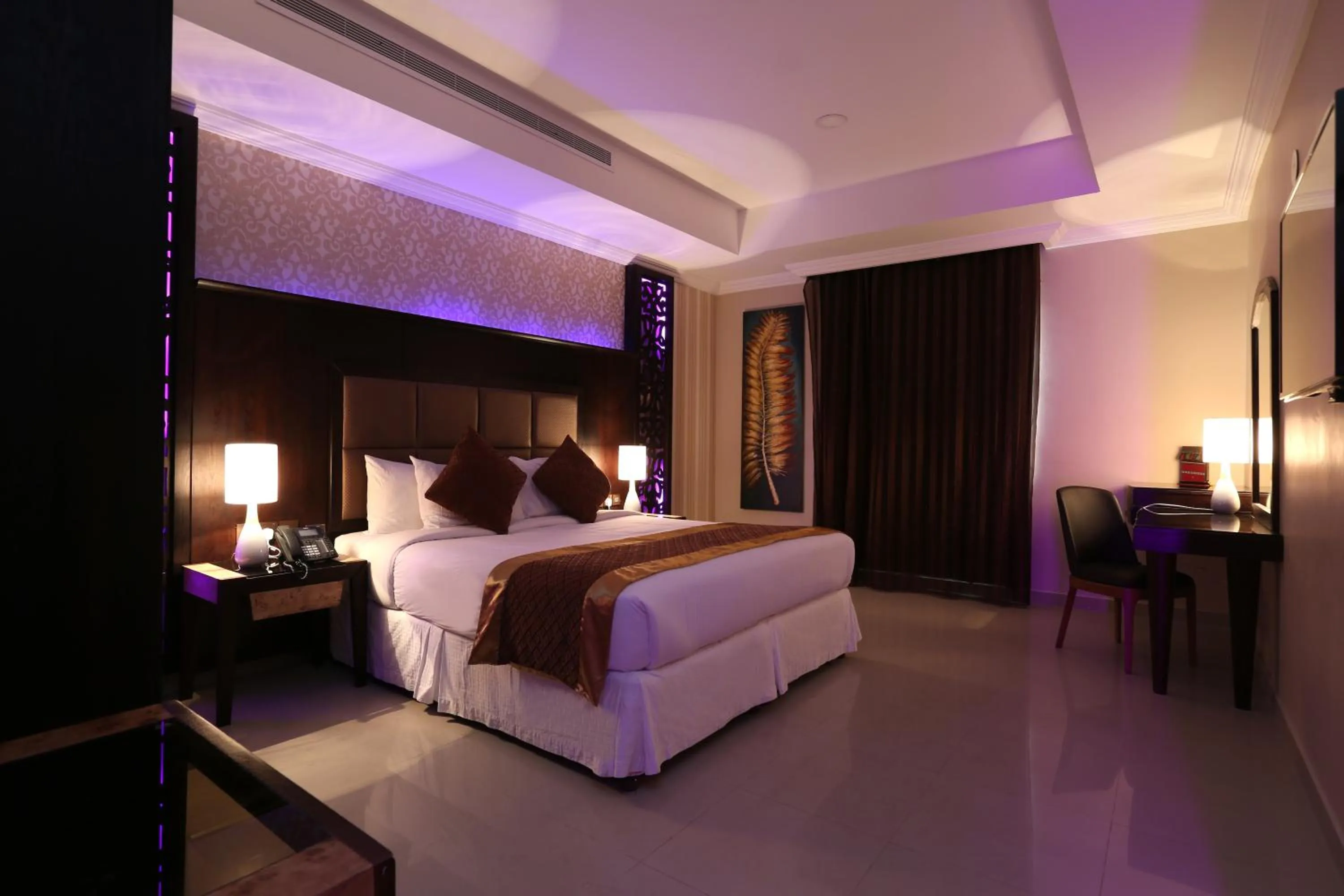 Bed in Park Jizan Hotel