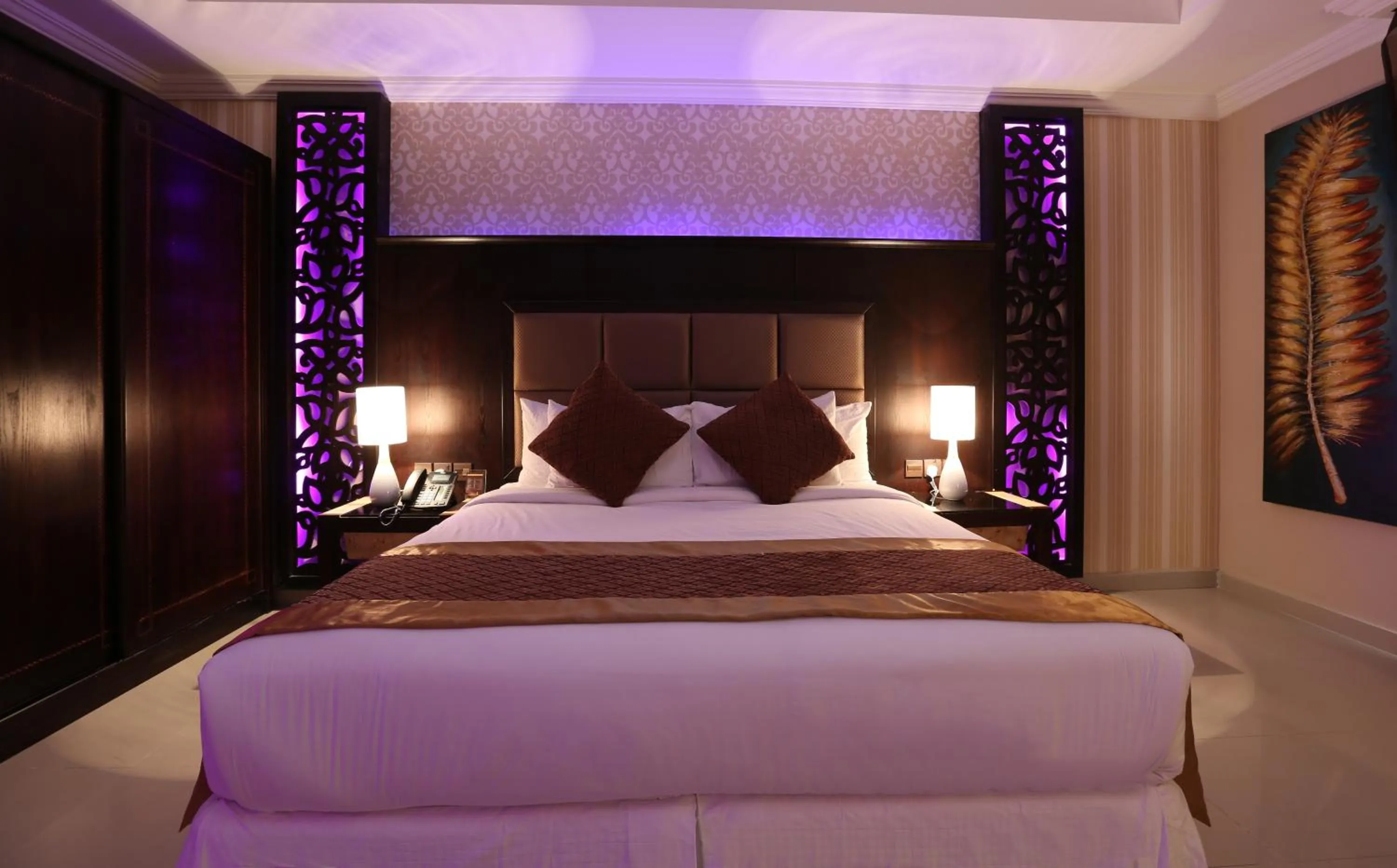 Bed in Park Jizan Hotel