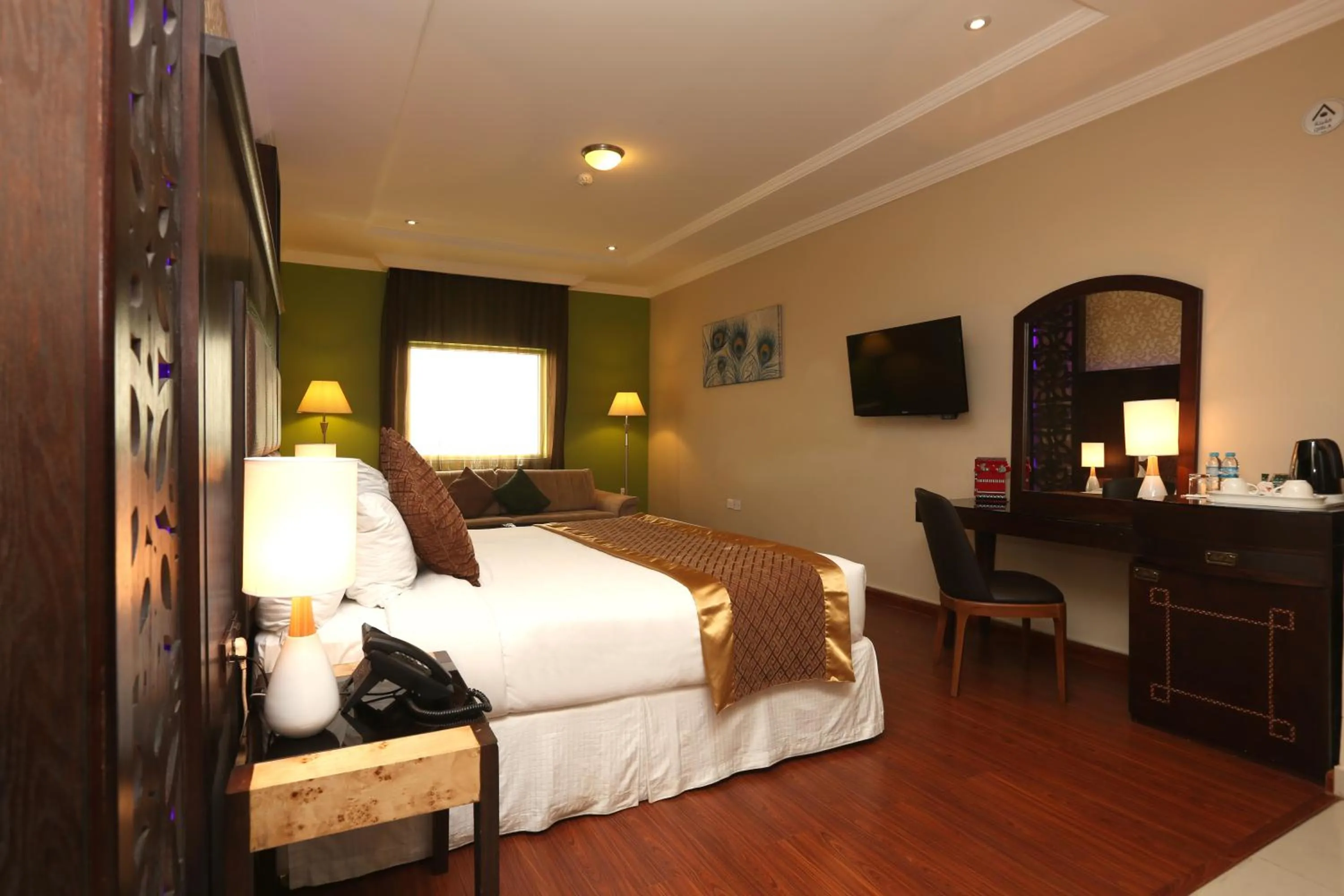 Bed in Park Jizan Hotel