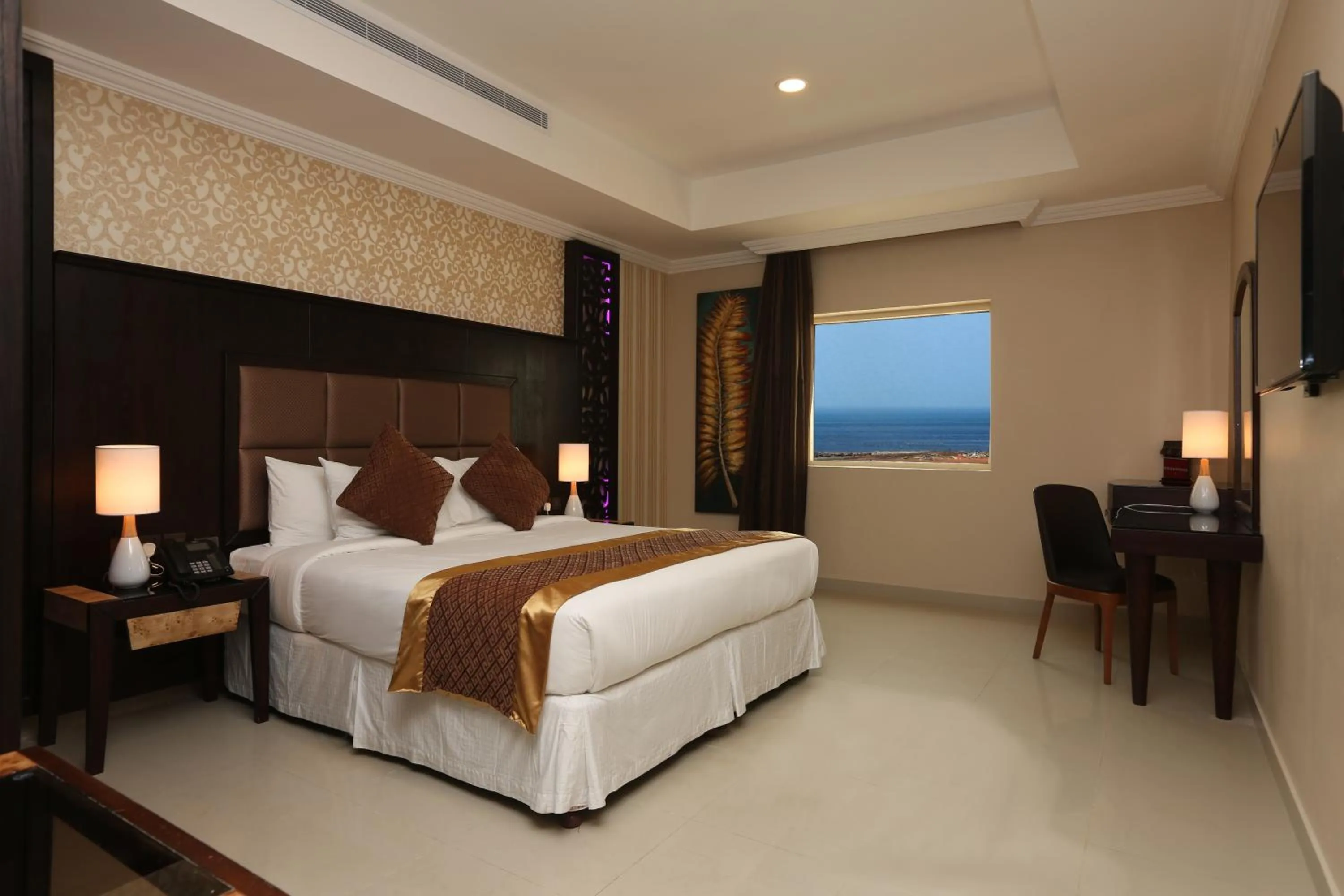 Bed in Park Jizan Hotel