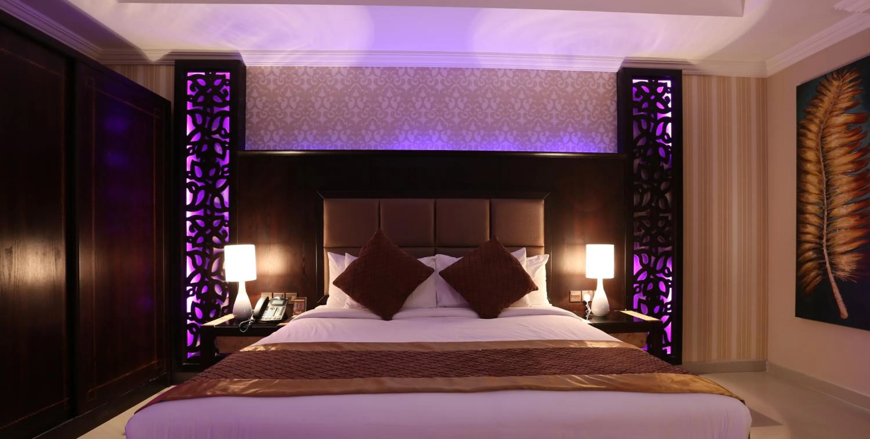 Bed in Park Jizan Hotel
