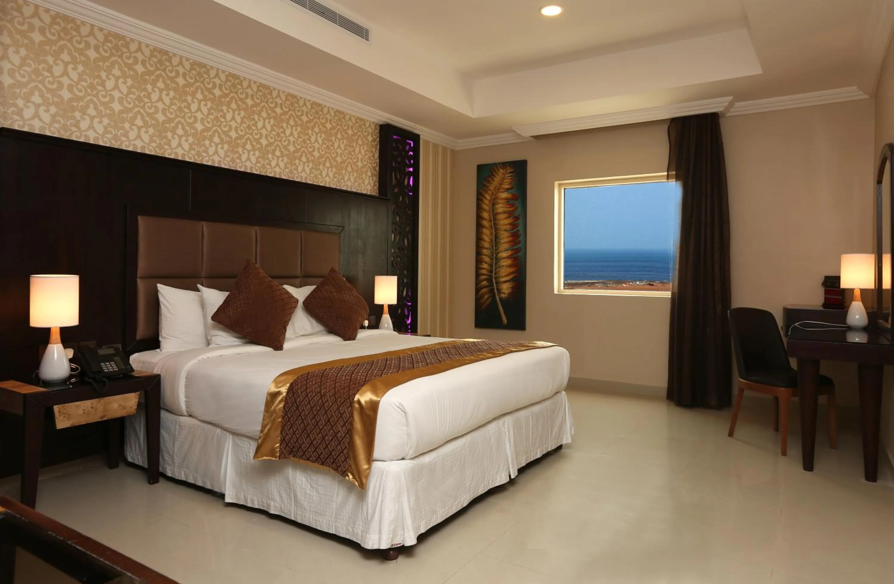 Bed in Park Jizan Hotel
