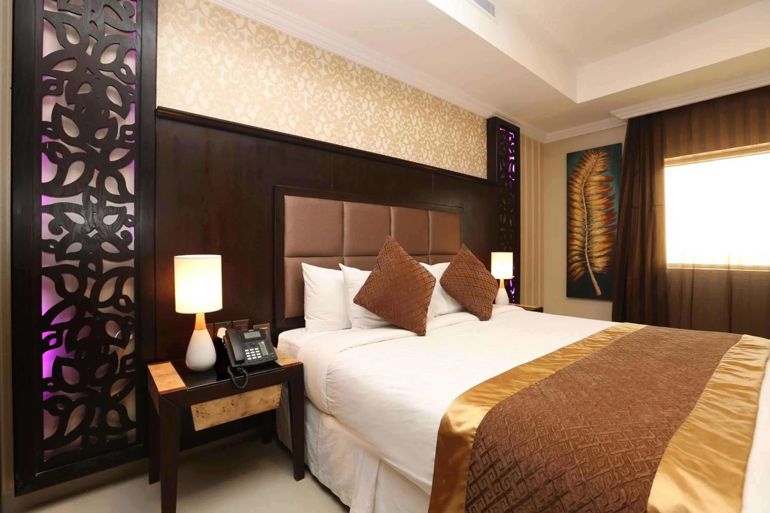 Bed in Park Jizan Hotel