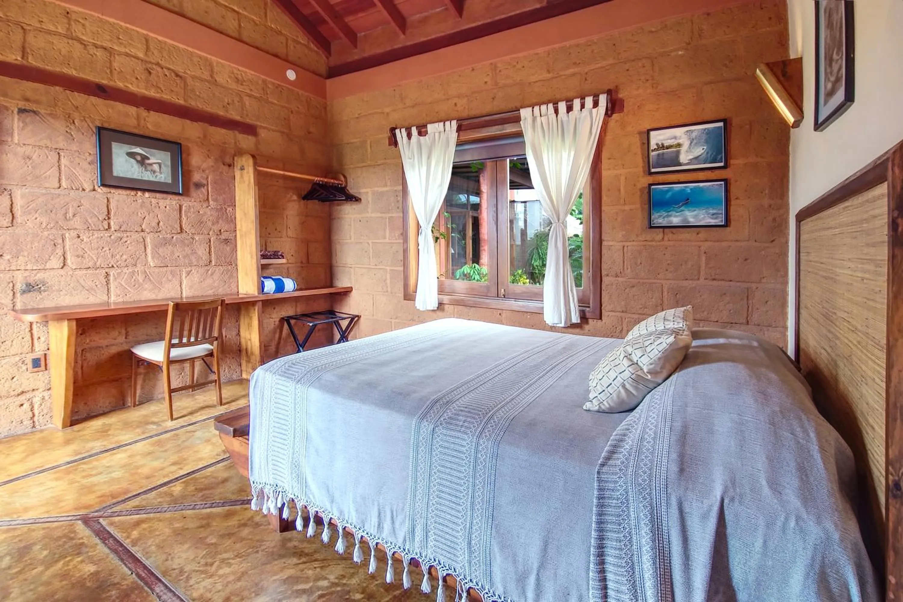 Bed in Hotel Casa San Pancho