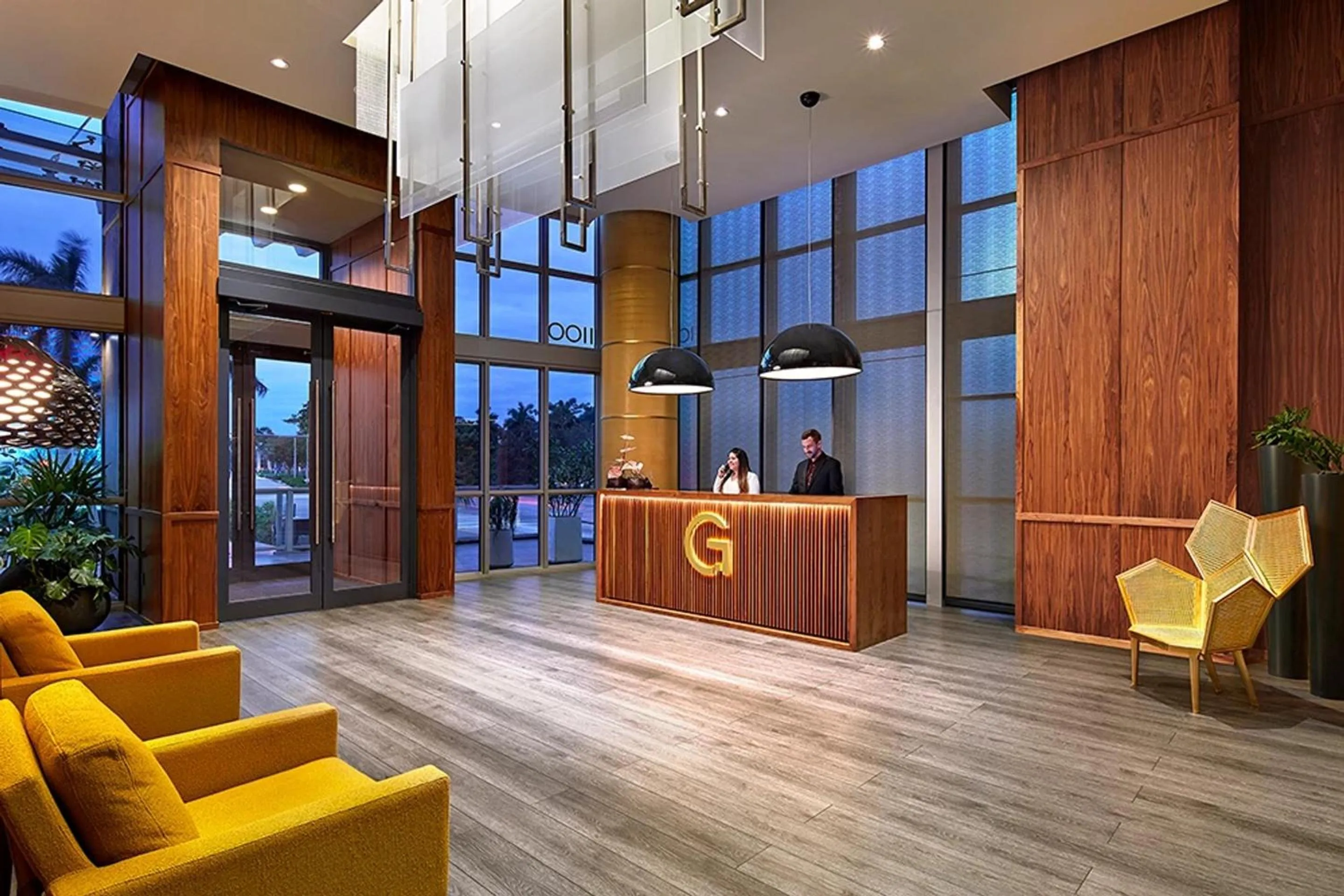 Lobby or reception in The Grayson Hotel Miami Downtown