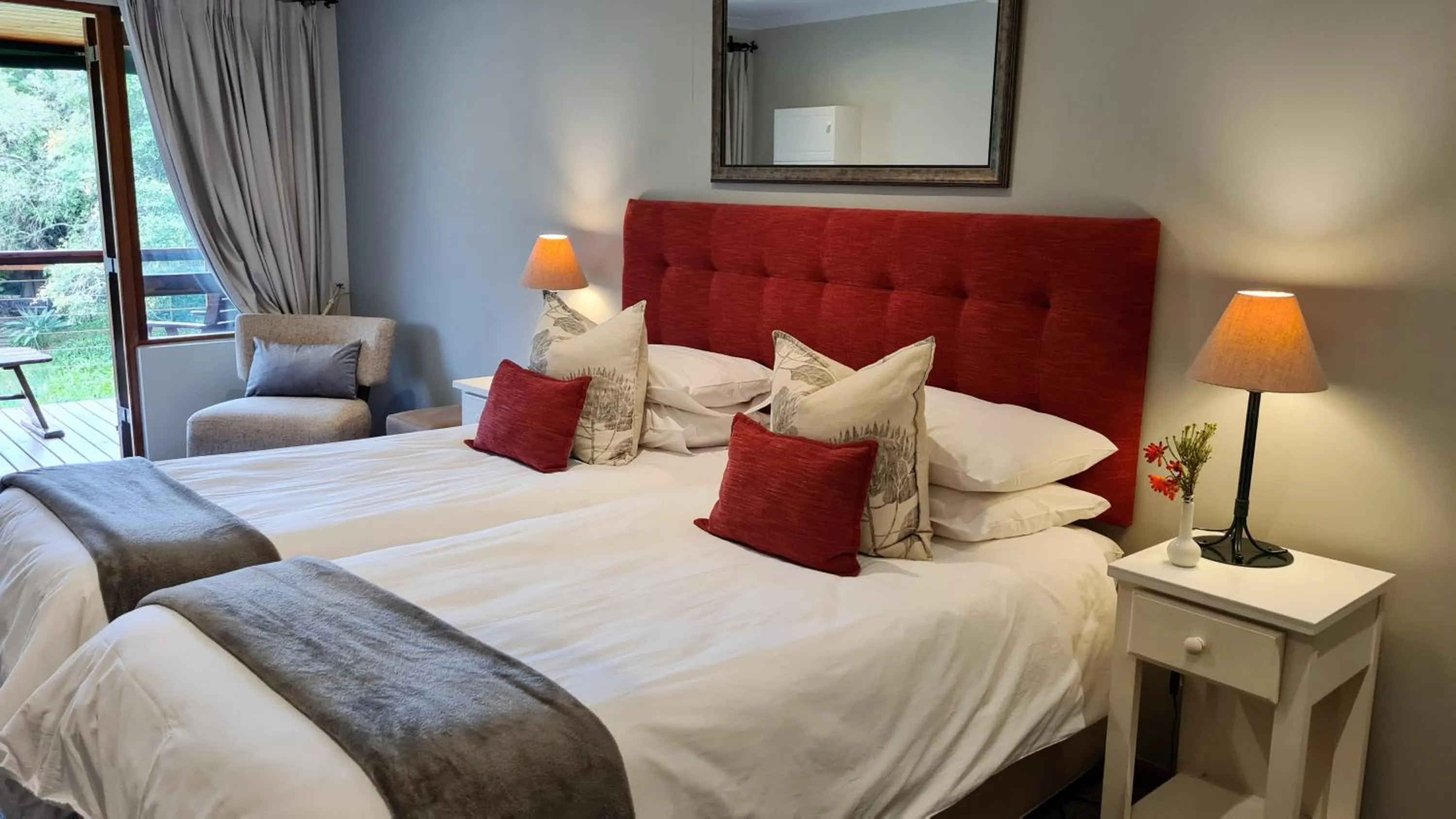 Bed in Pumula Lodge 4 Star Guesthouse Knysna