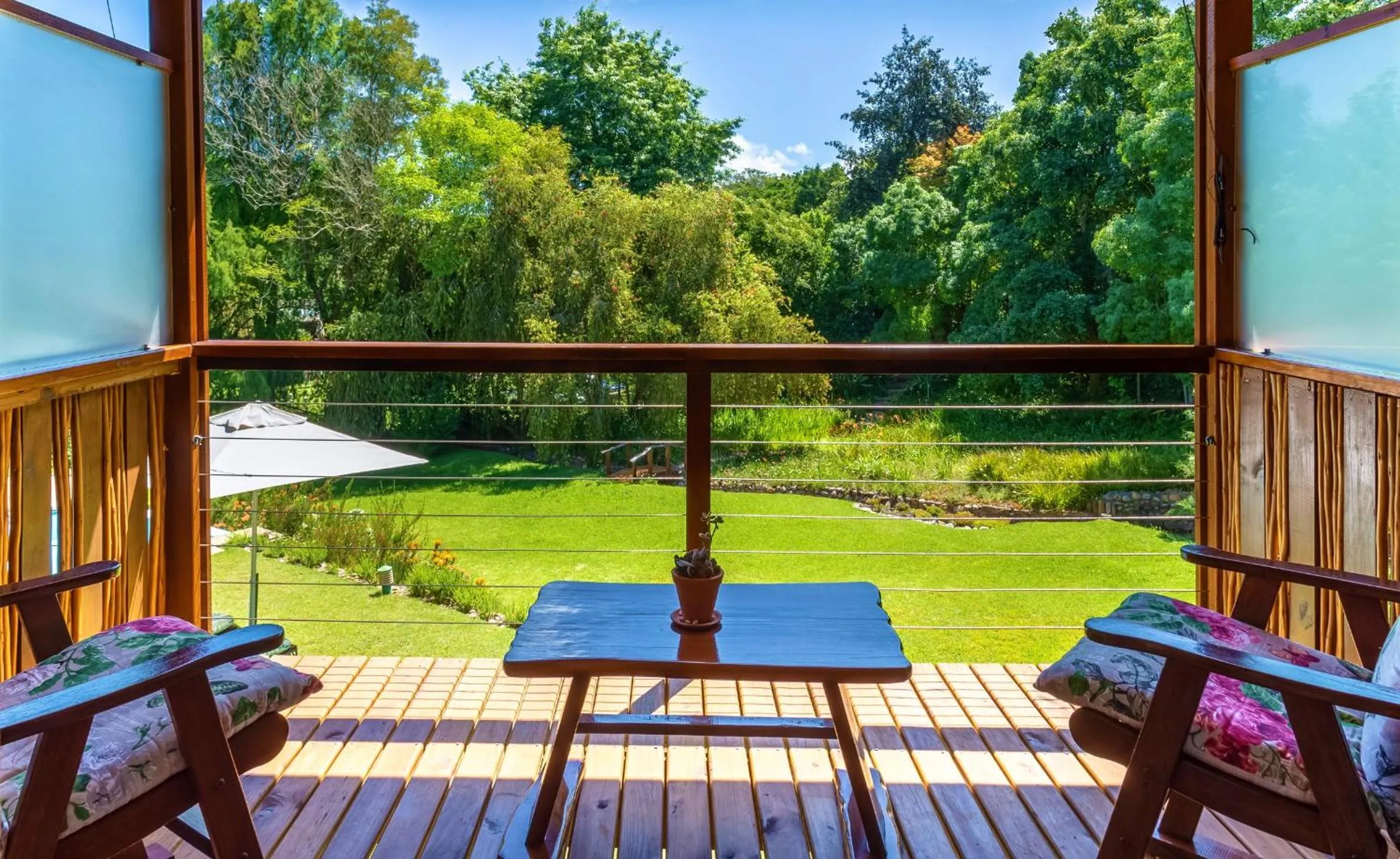 Balcony/Terrace in Pumula Lodge 4 Star Guesthouse Knysna