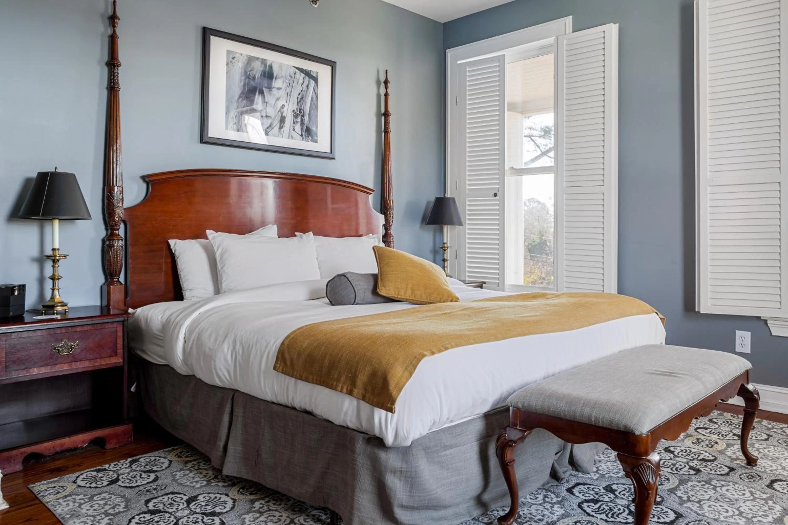 Bed in Stone Mountain Manor