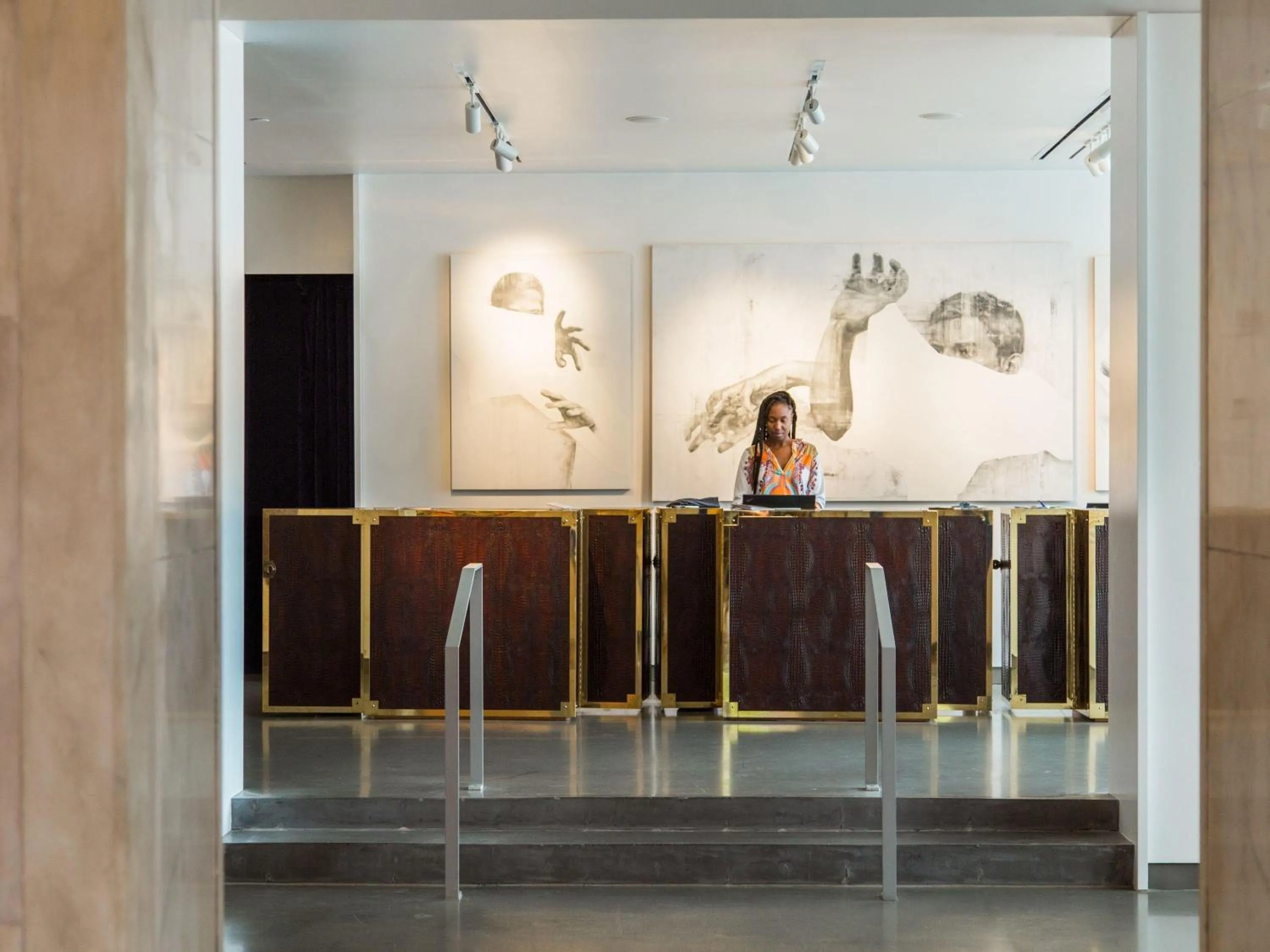 Property building in 21c Museum Hotel Lexington