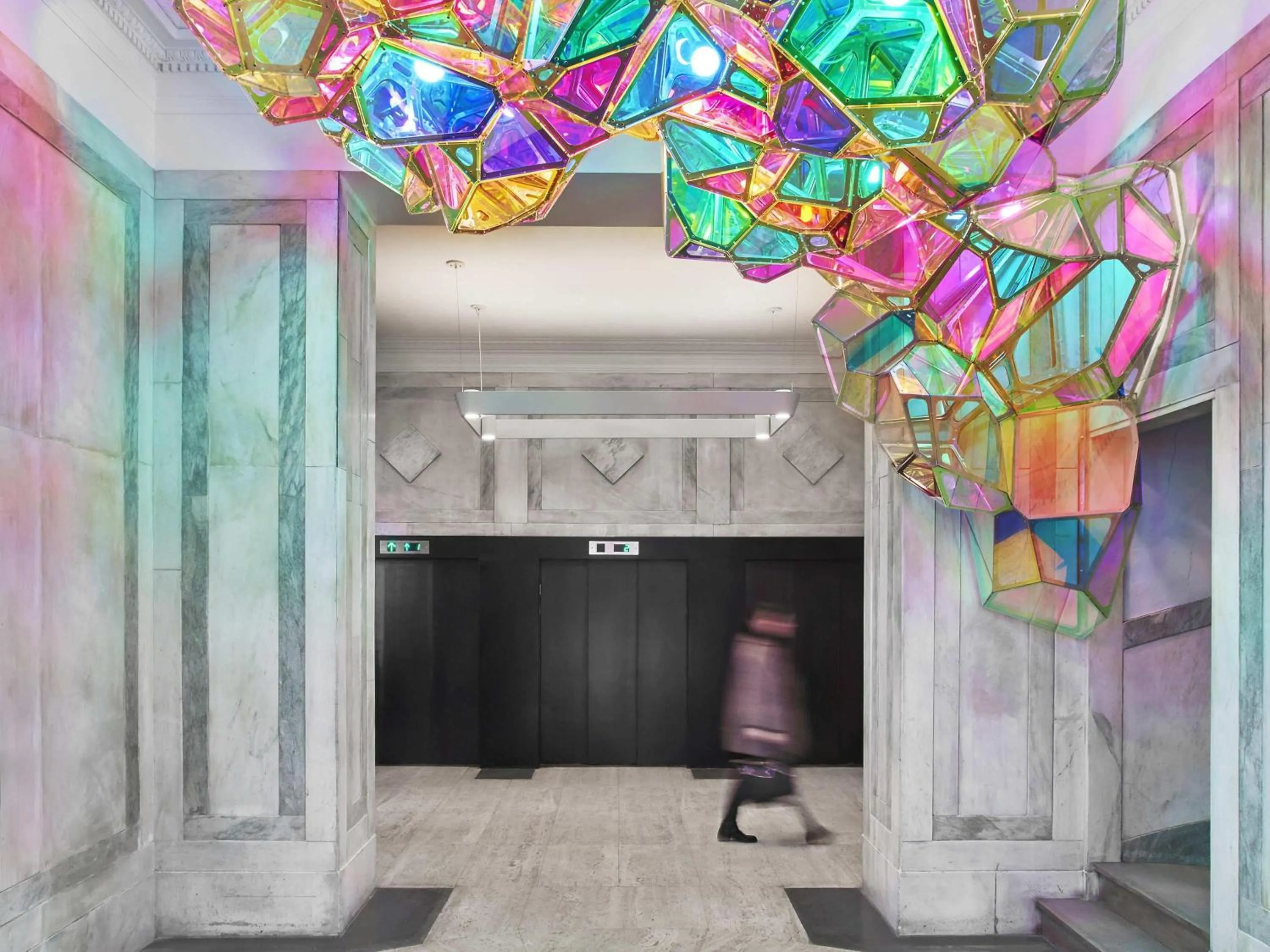 Property building in 21c Museum Hotel Lexington