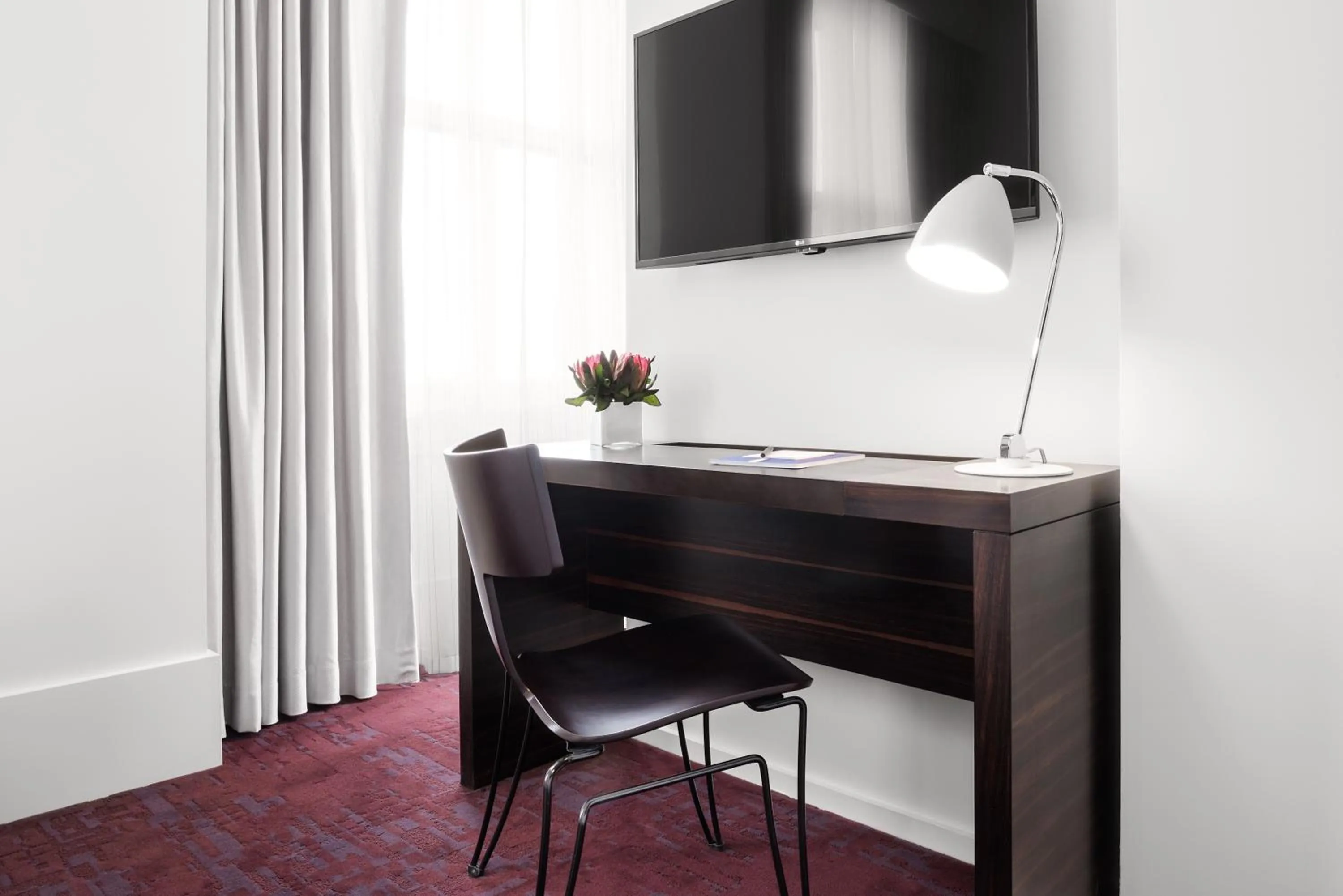 Bedroom in 21c Museum Hotel Lexington