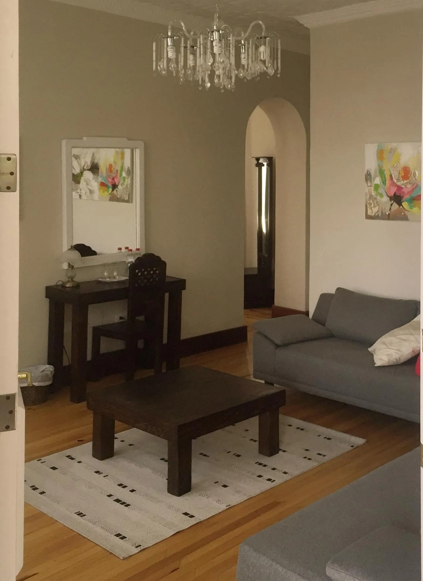 Seating area in La Coupole Hotel