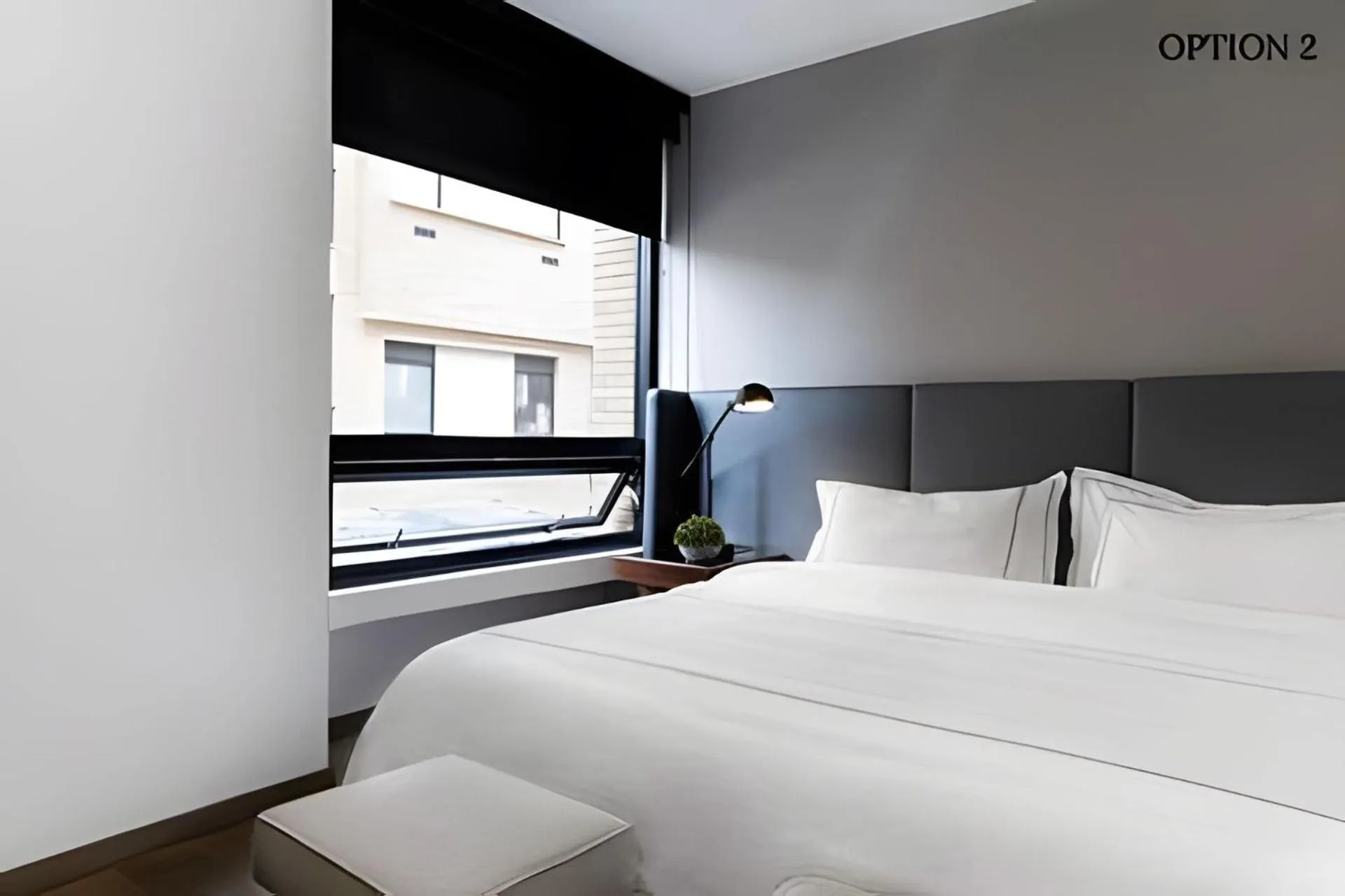 Bed in Attik Luxury Apts